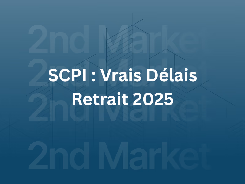 Délais Retrait SCPI 2026 : Chiffres & Solutions