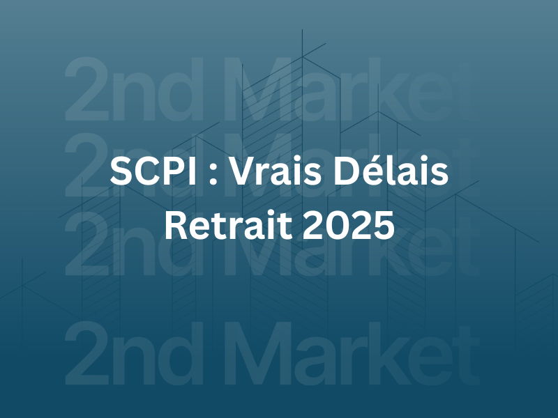 Délais Retrait SCPI 2026 : Chiffres & Solutions