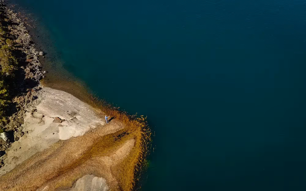 Lake Alice from above