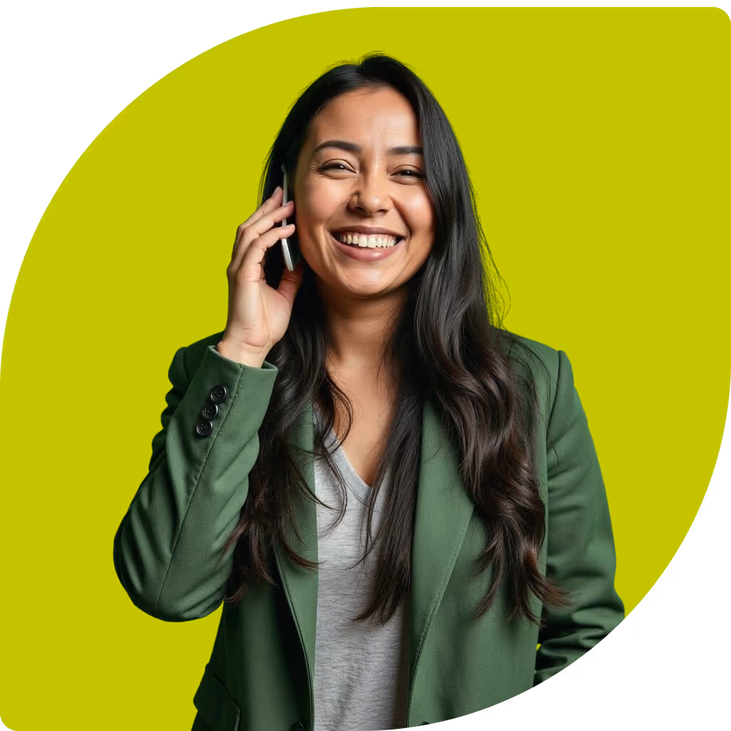 Un dedo señala una sección de la pantalla de un teléfono