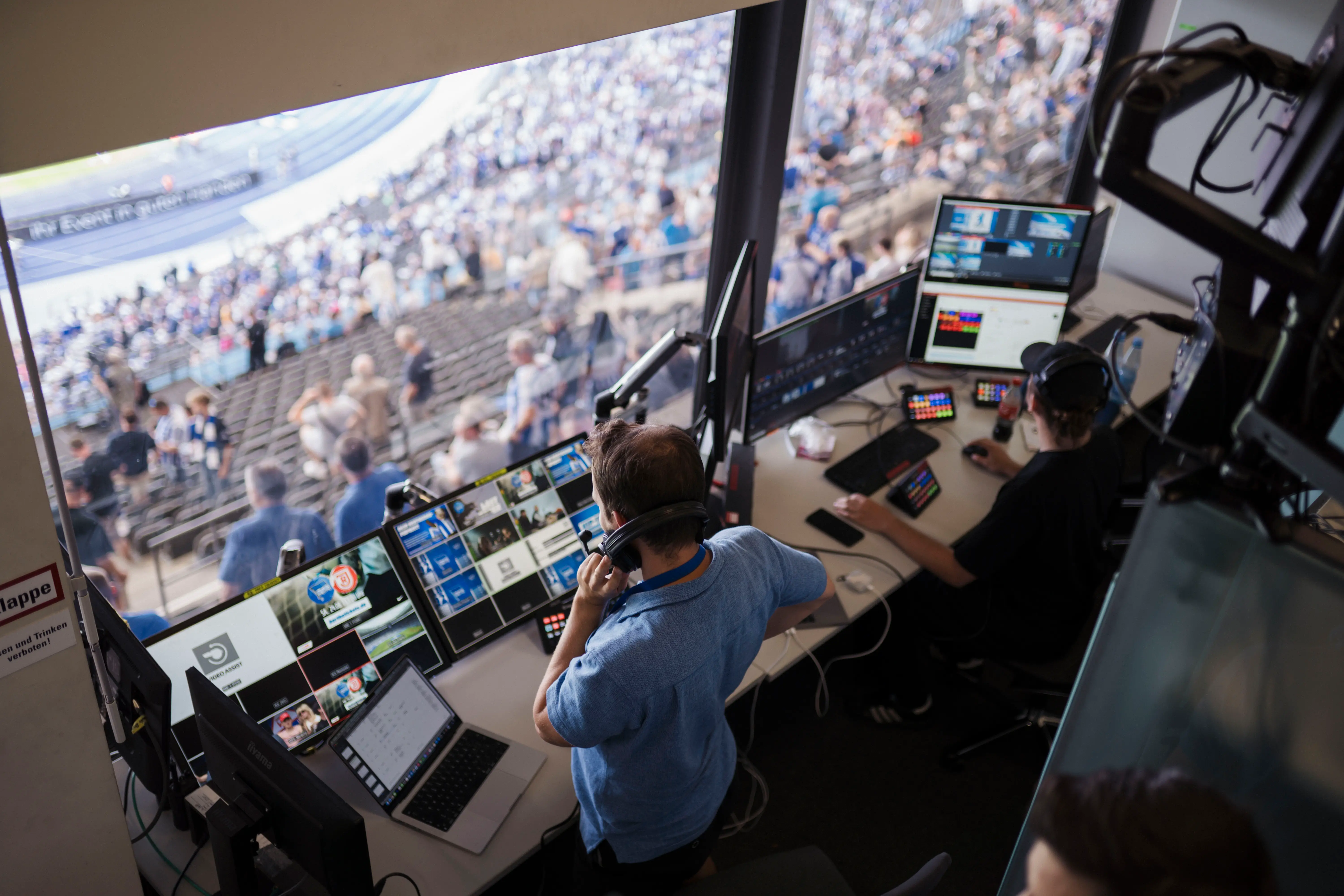 Behind The Scenes, Stadionregie, Olympiastadion Berlin, fivekit Produktion