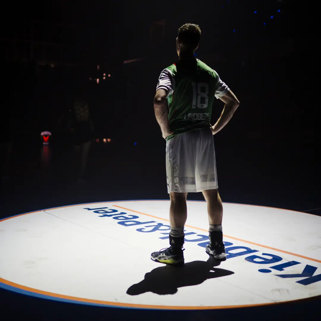 Live Moment während Füchse Handballspiel in Berlin, Aktivierung, fivekit, Eventagentur