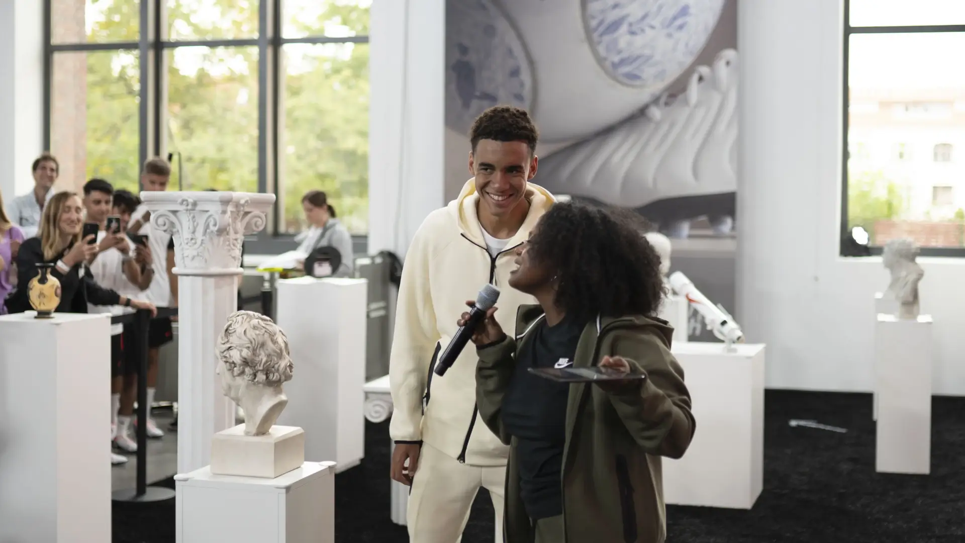 Jamal Musiala, bei fivekit Event, Nike, Berlin, Agentur