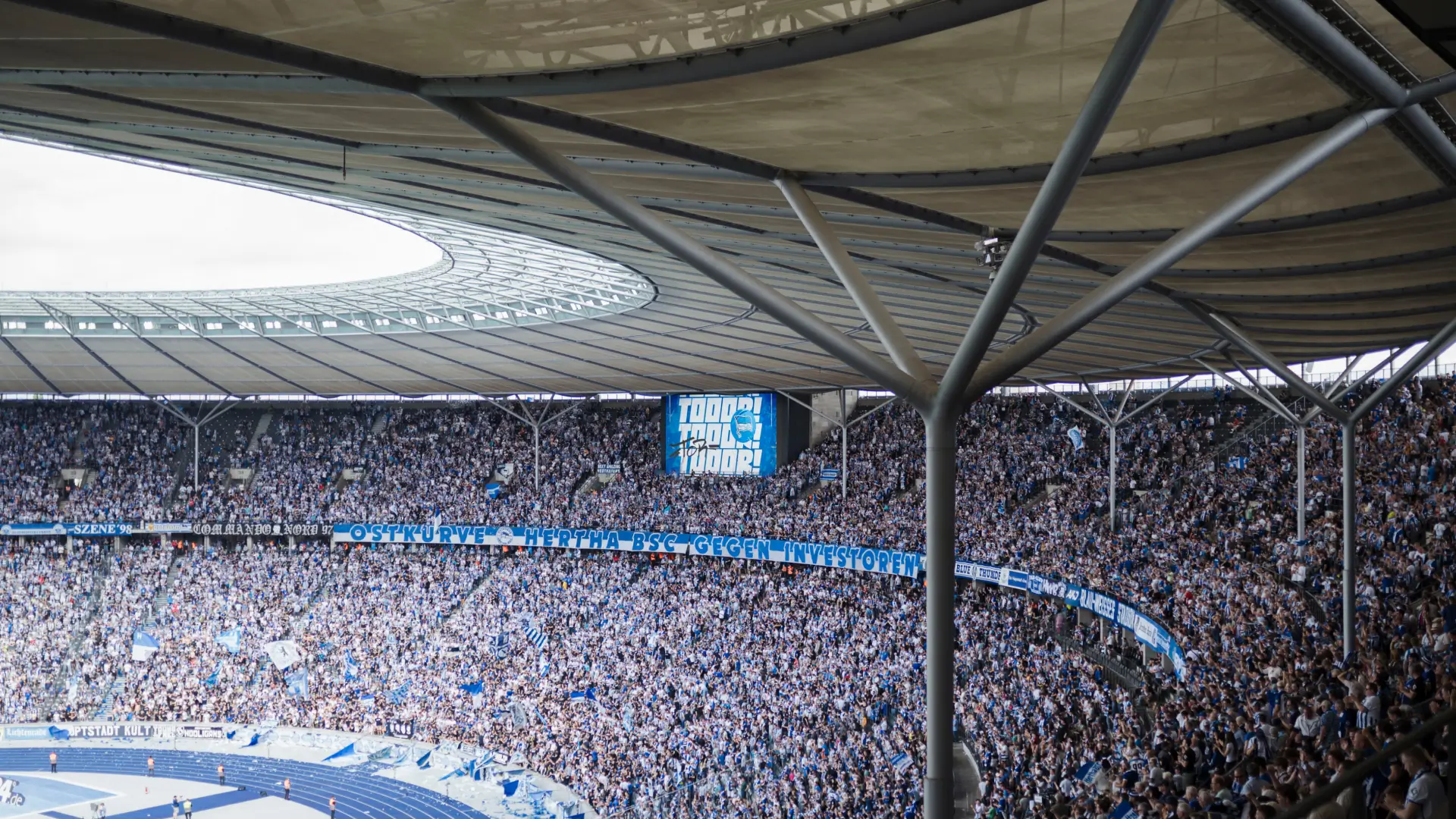 Olympiastadion Berlin, fivekit Projekt, Hertha BSC Bundesliga-Animationen.