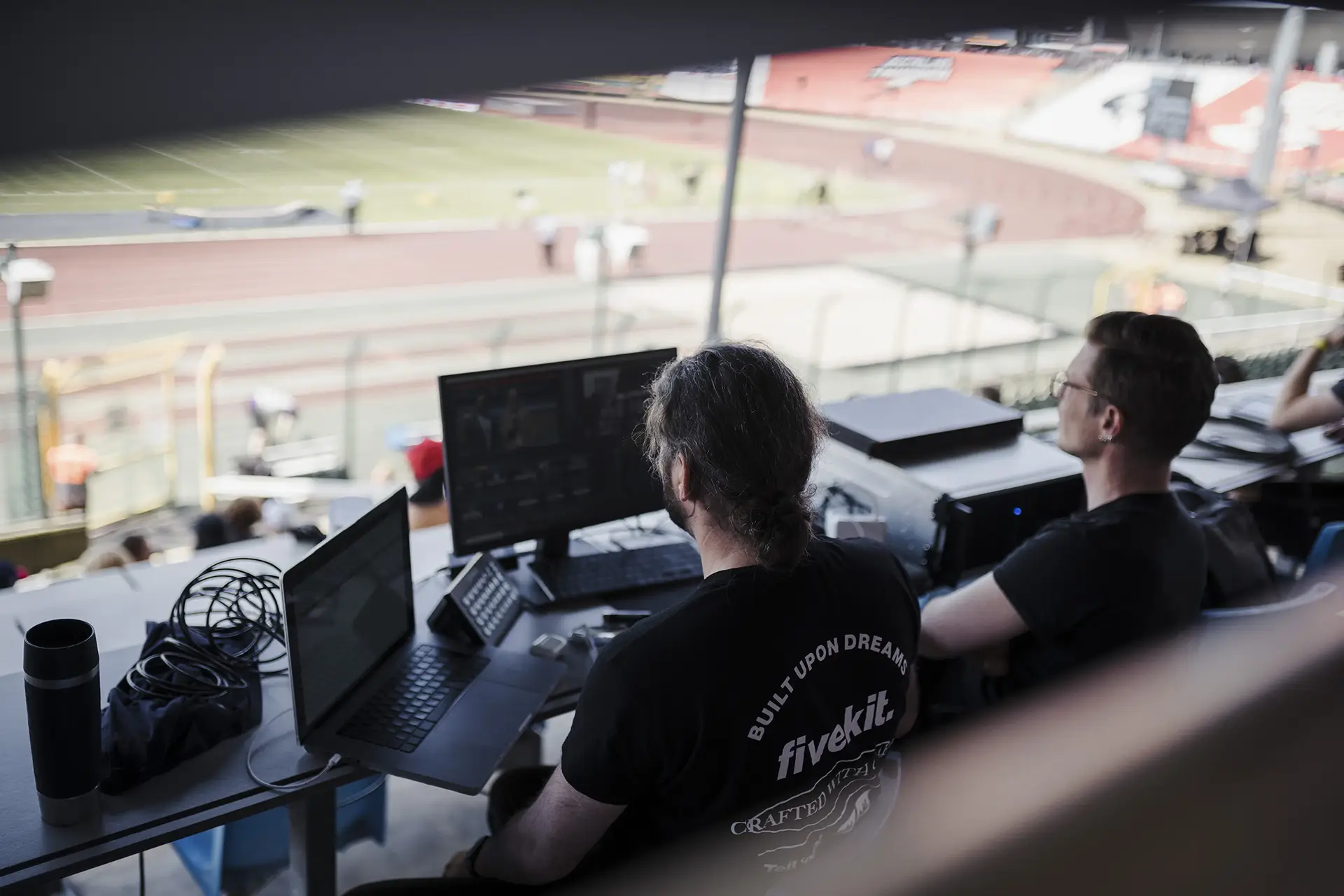 Typo-Animation Berlin Thunder, fivekit Stadionproduktion, LED-Ausspielung, ELF