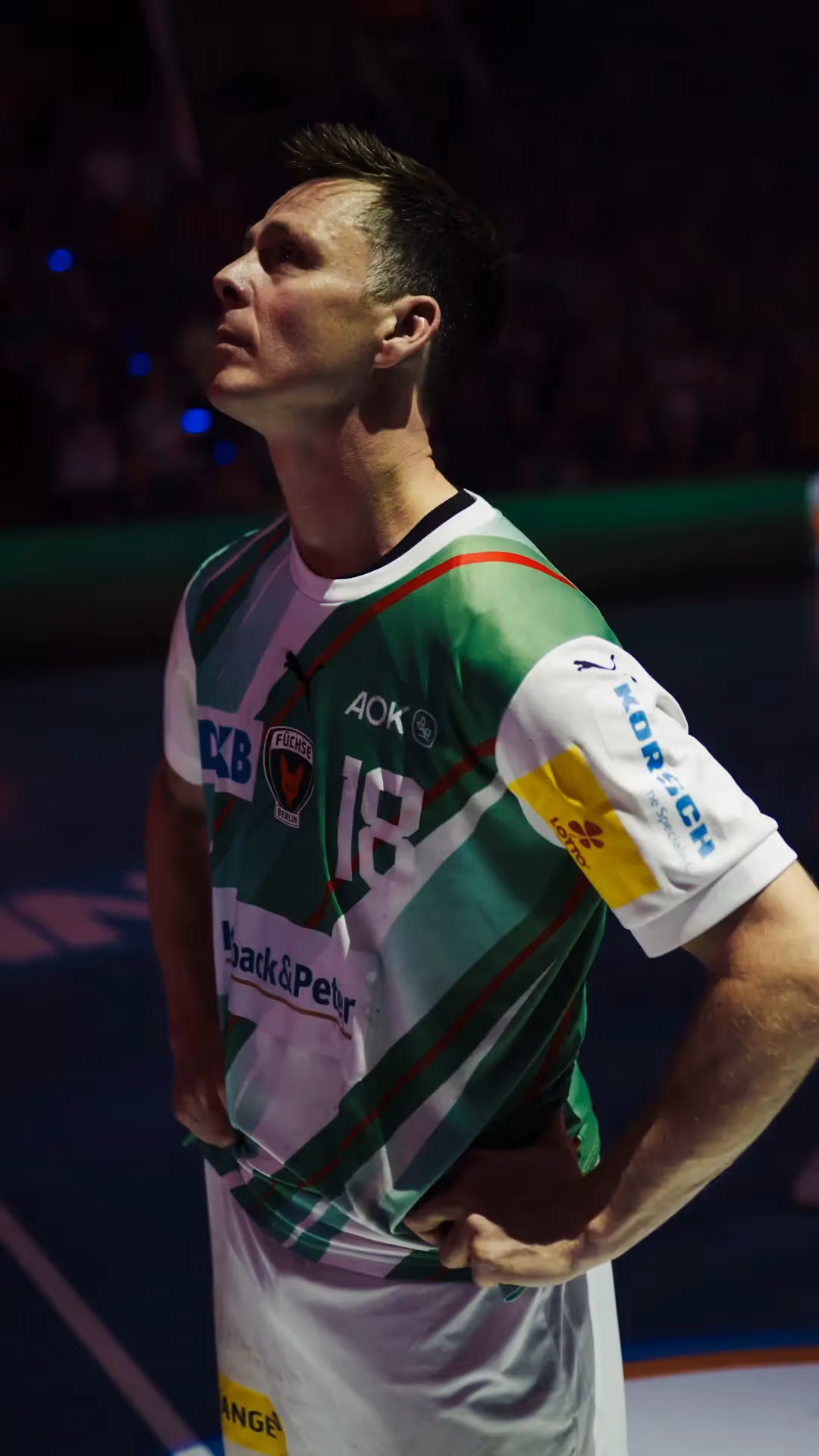 Dankesmoment Hans Lindberg, fivekit Event, Projektion seiner größten Titel.