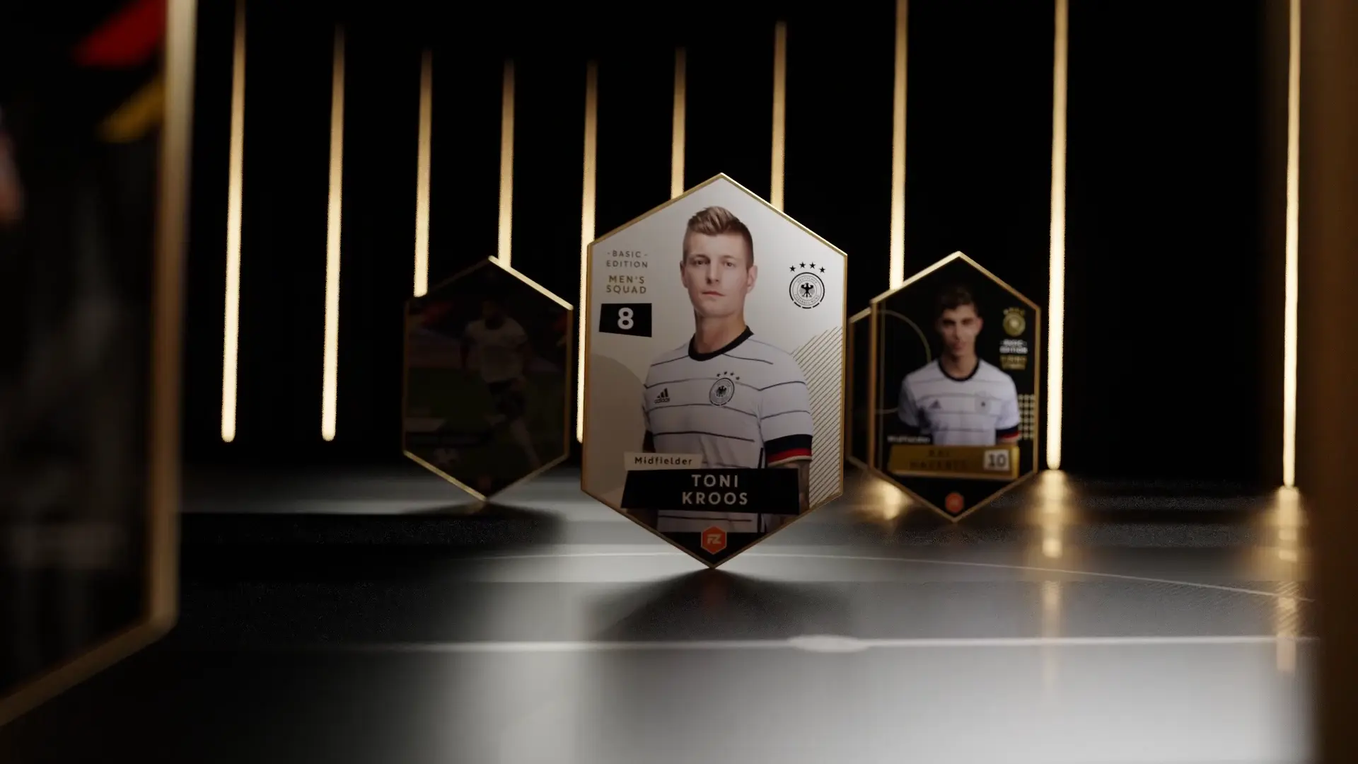 Fanzone digitale Karten, fivekit Social Clip, pulsierender Sound.