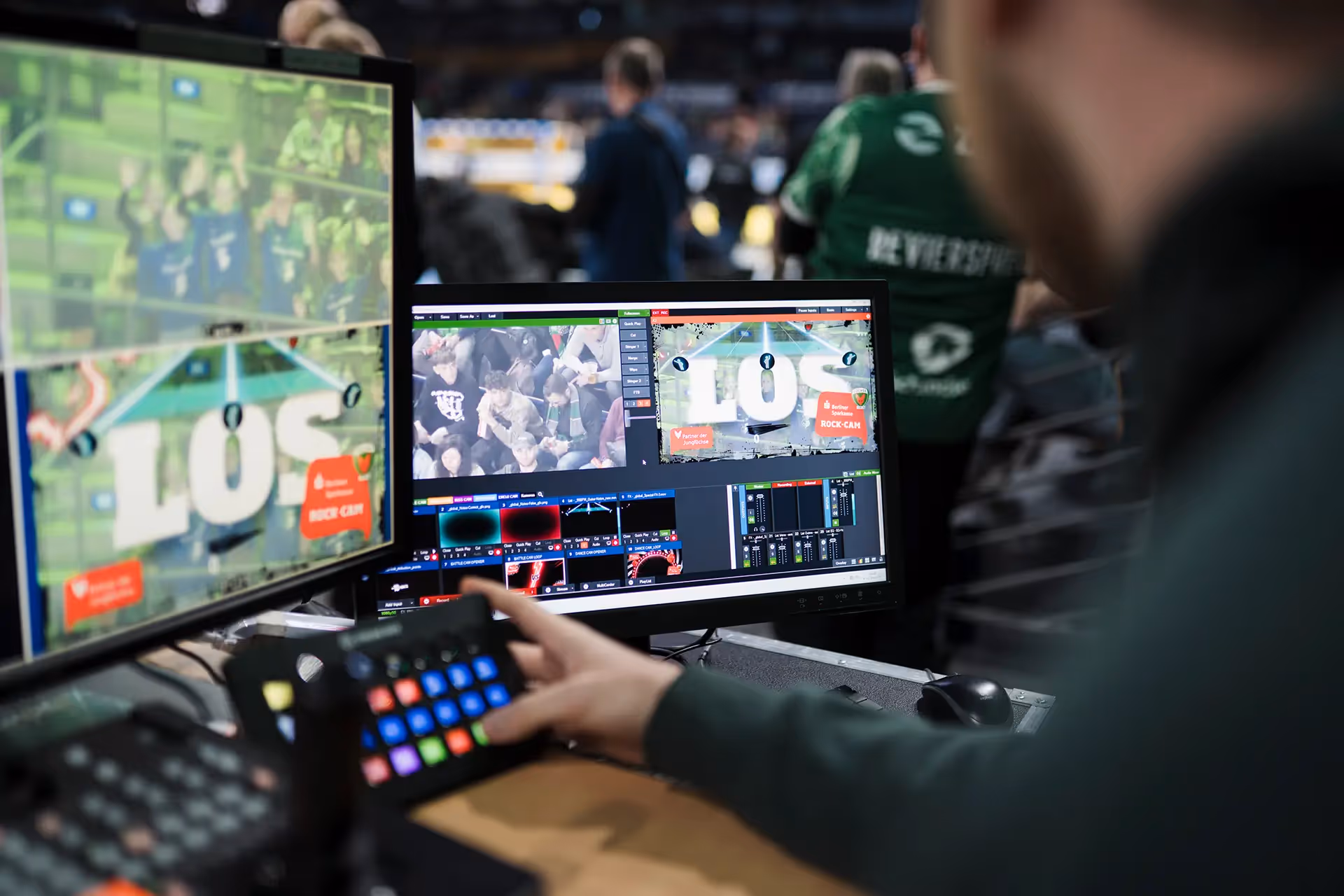 Sparkasse Markenaktivierung, fivekit Fancam-Format, Max-Schmeling-Halle.