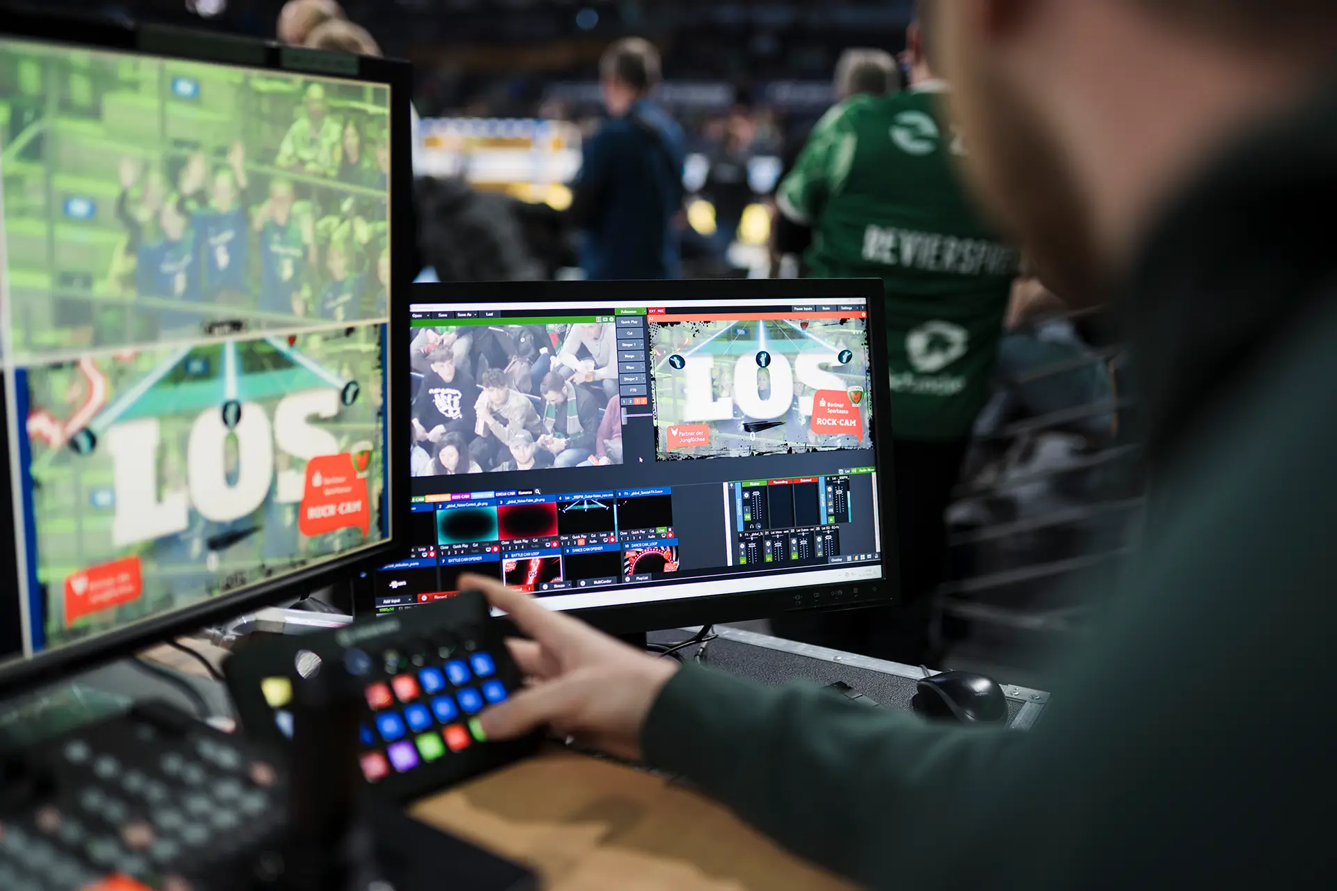 Sparkasse Markenaktivierung, fivekit Fancam-Format, Max-Schmeling-Halle.