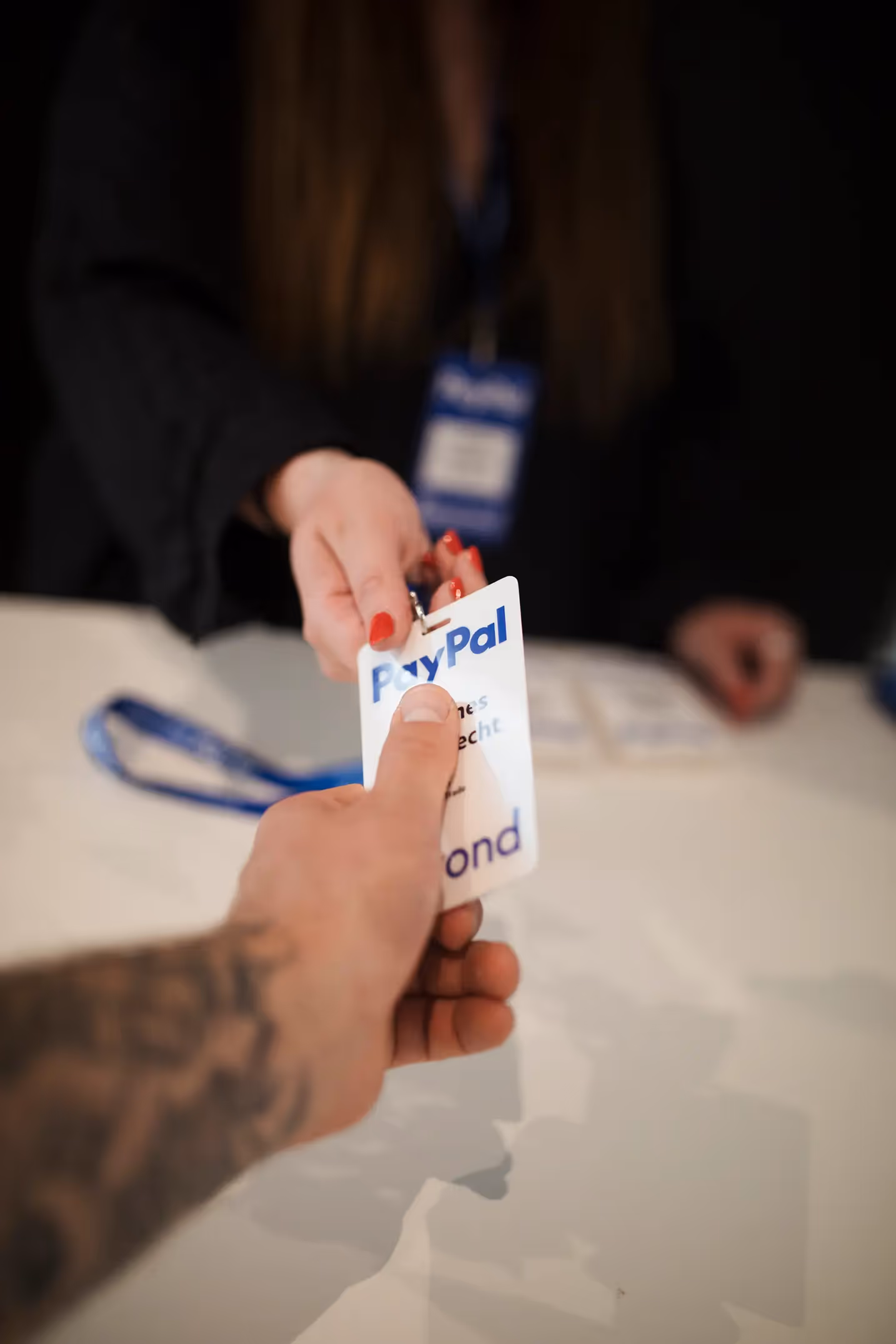 Check in bei PayPal Roadshow mit fivekit