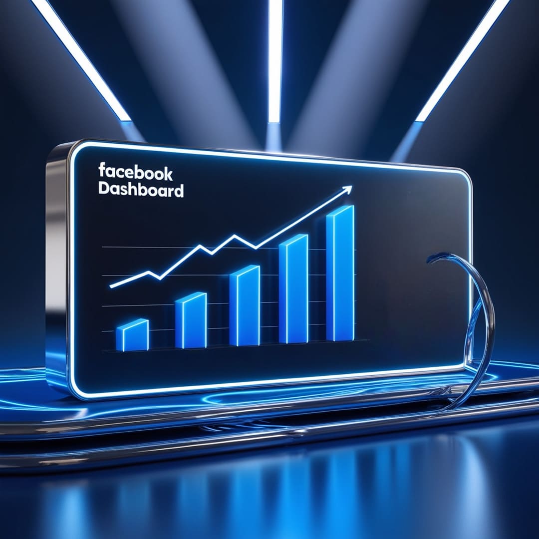 Facebook ads metric graph, profitable e-commerce brand business ad campaign, digital marketing results