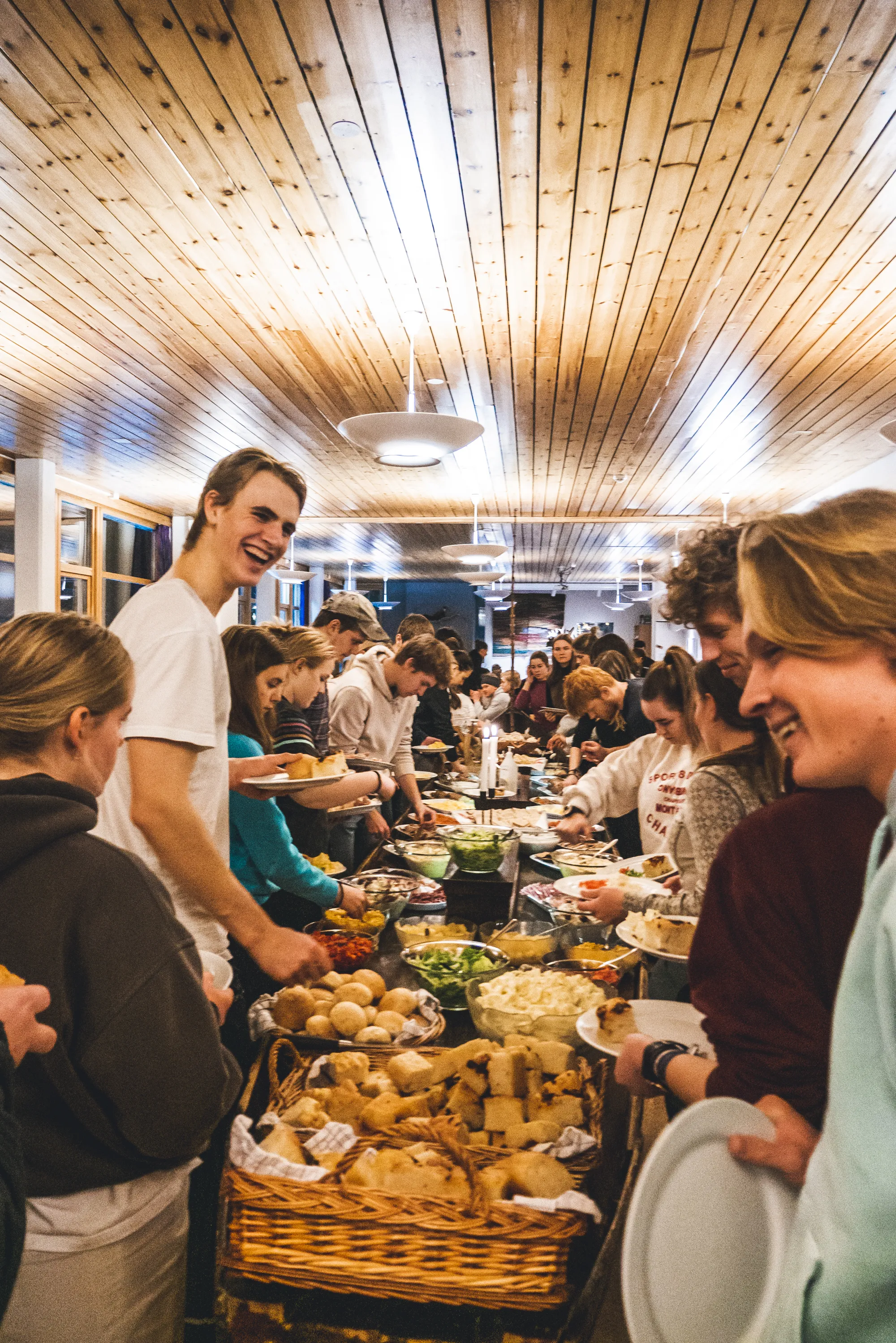 buffet på skolen