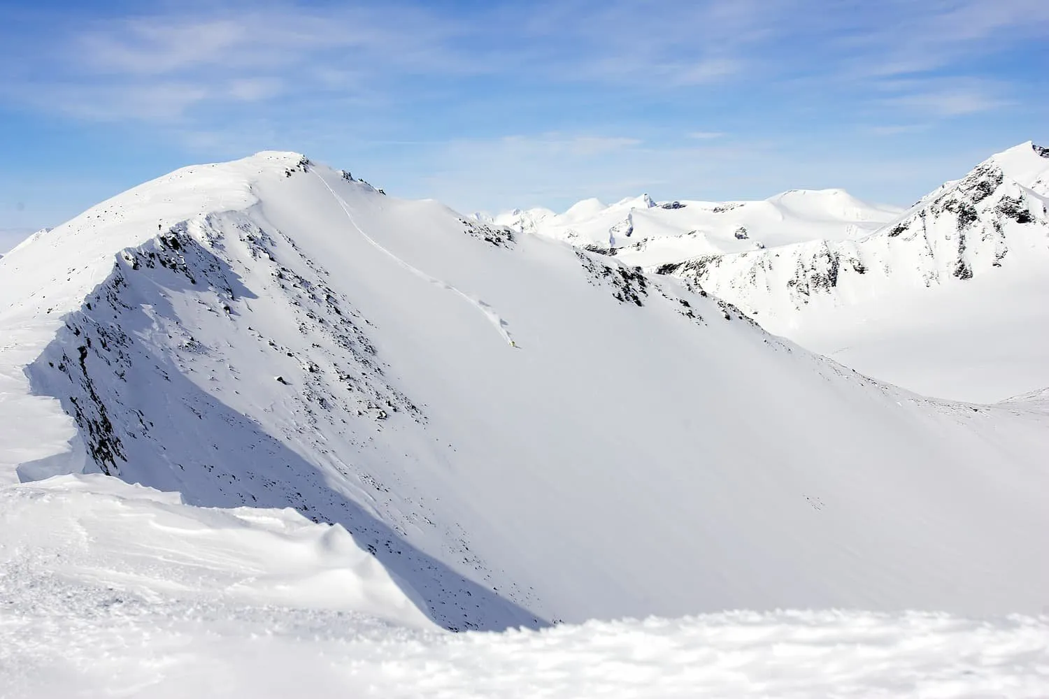 vakkert snøfjell