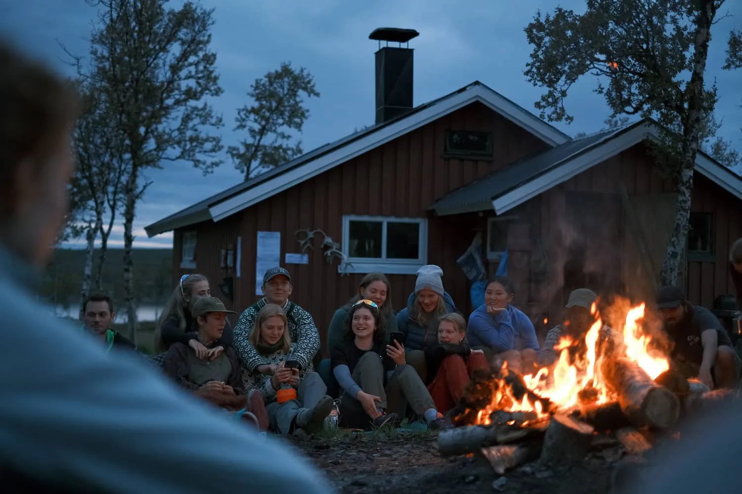 bål om kvelden