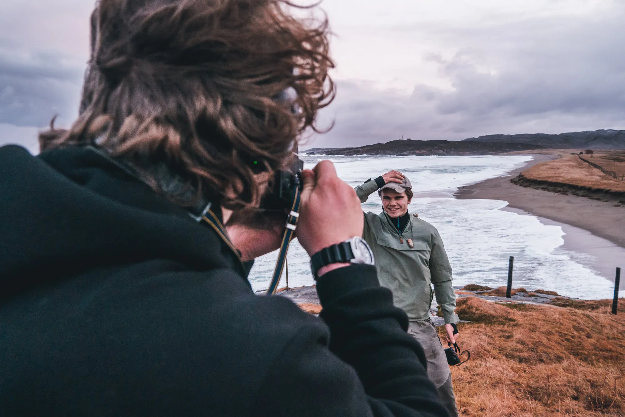 fotografering ved stranda