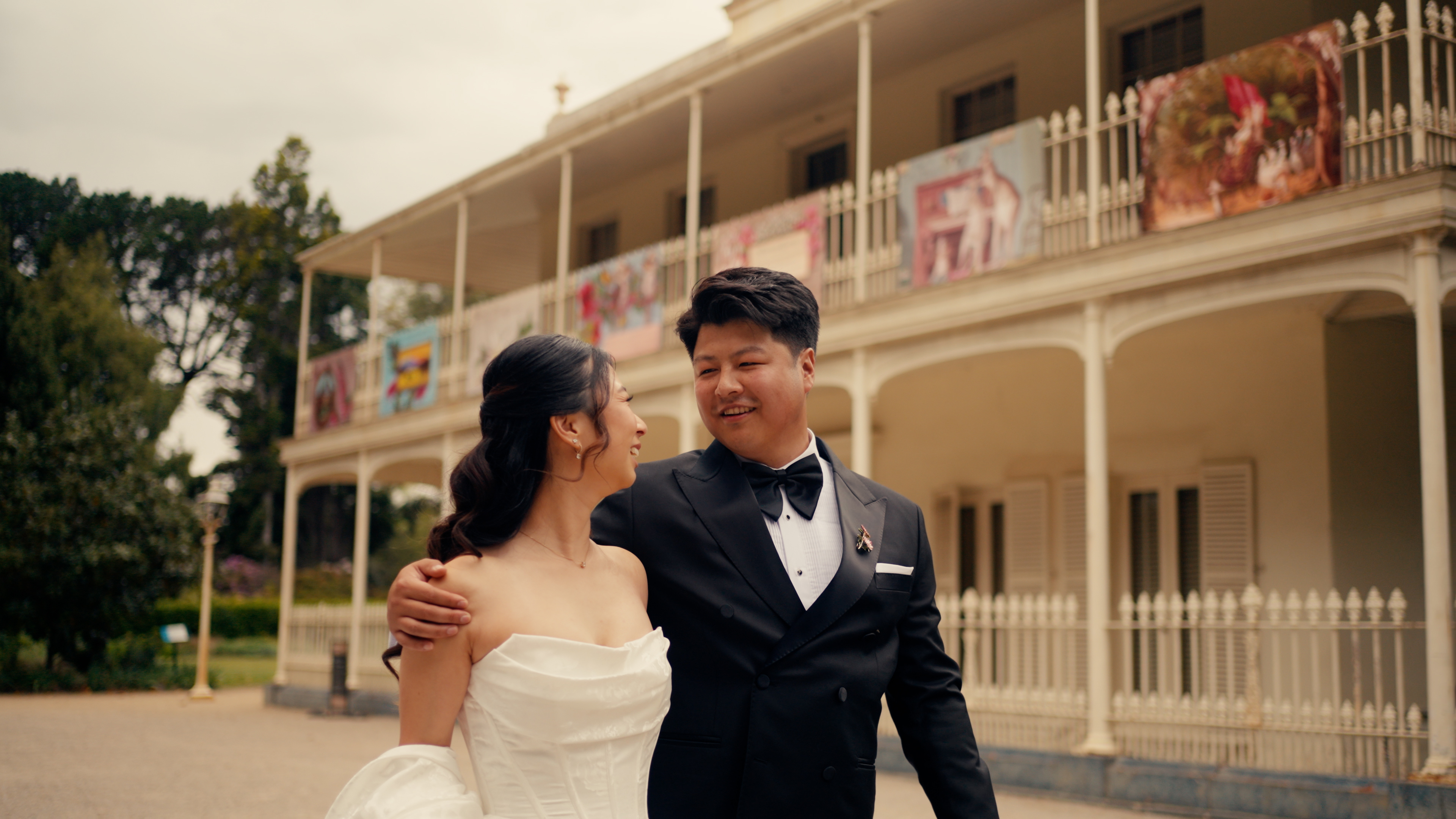 Documentary-style wedding storytelling at Rippon Lea Estate