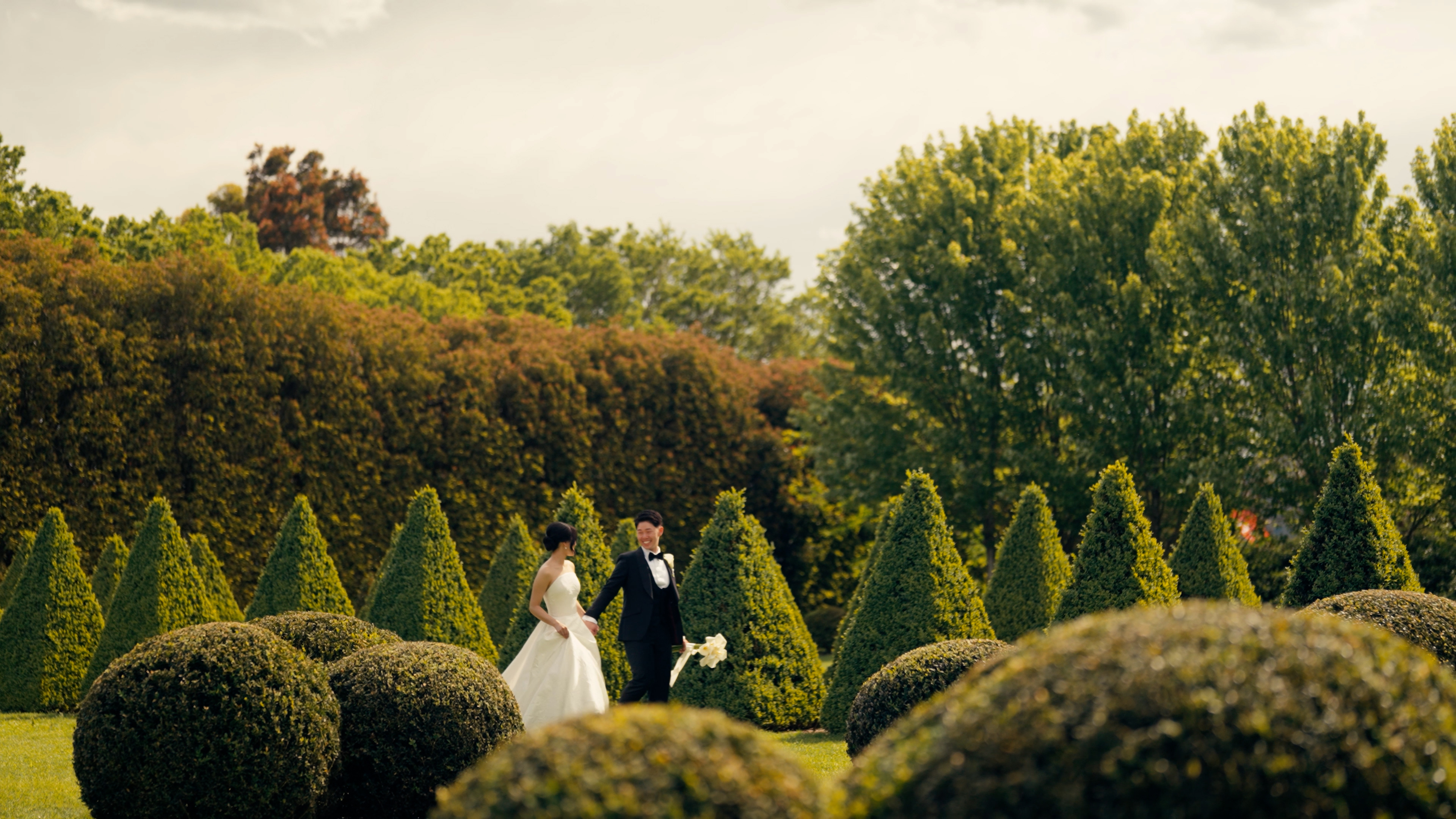 Cinematic wedding film still from Acacia Ridge Winery Yarra Valley