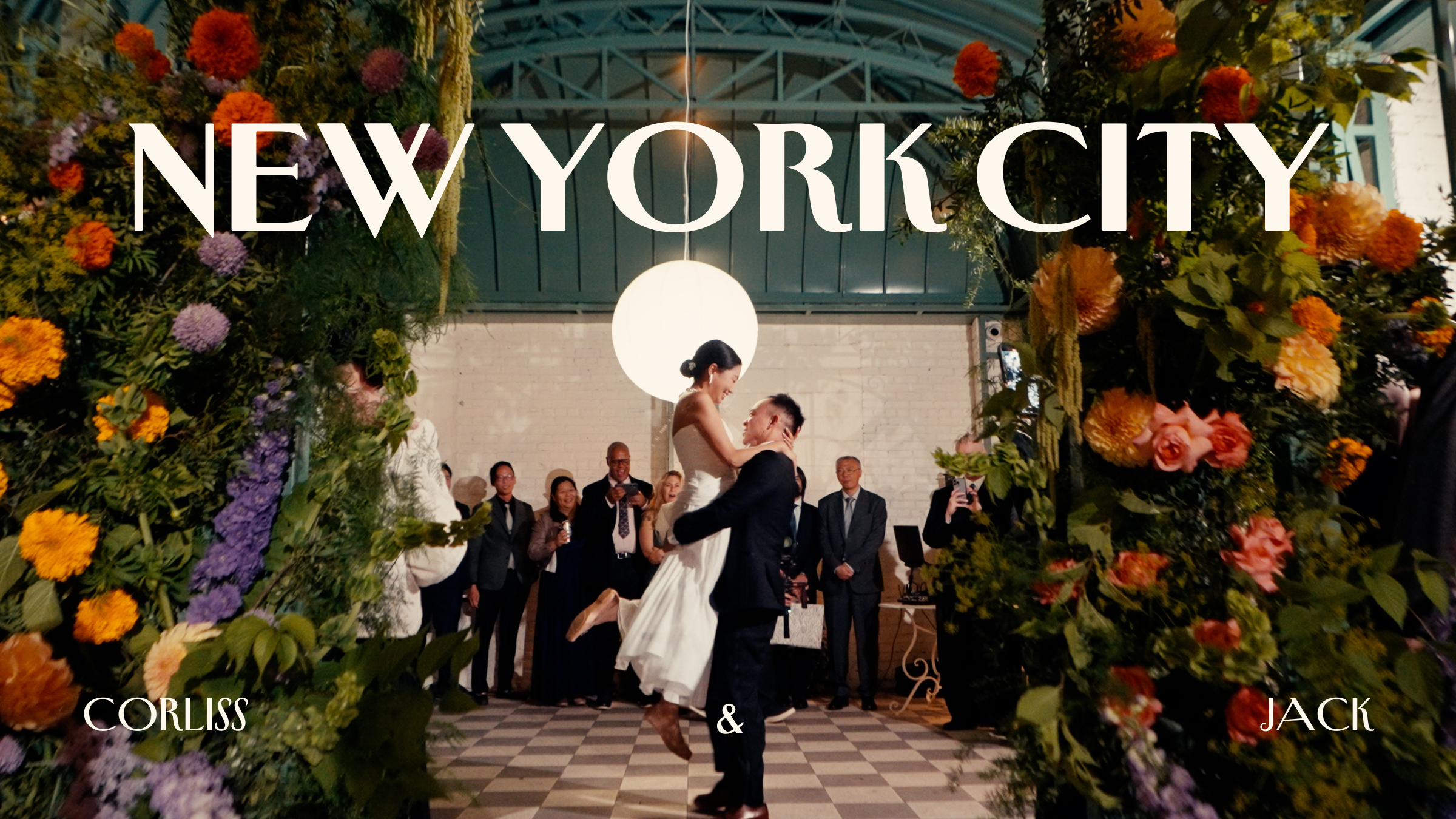 Brooklyn, New York destination wedding film by Jiang Visuals