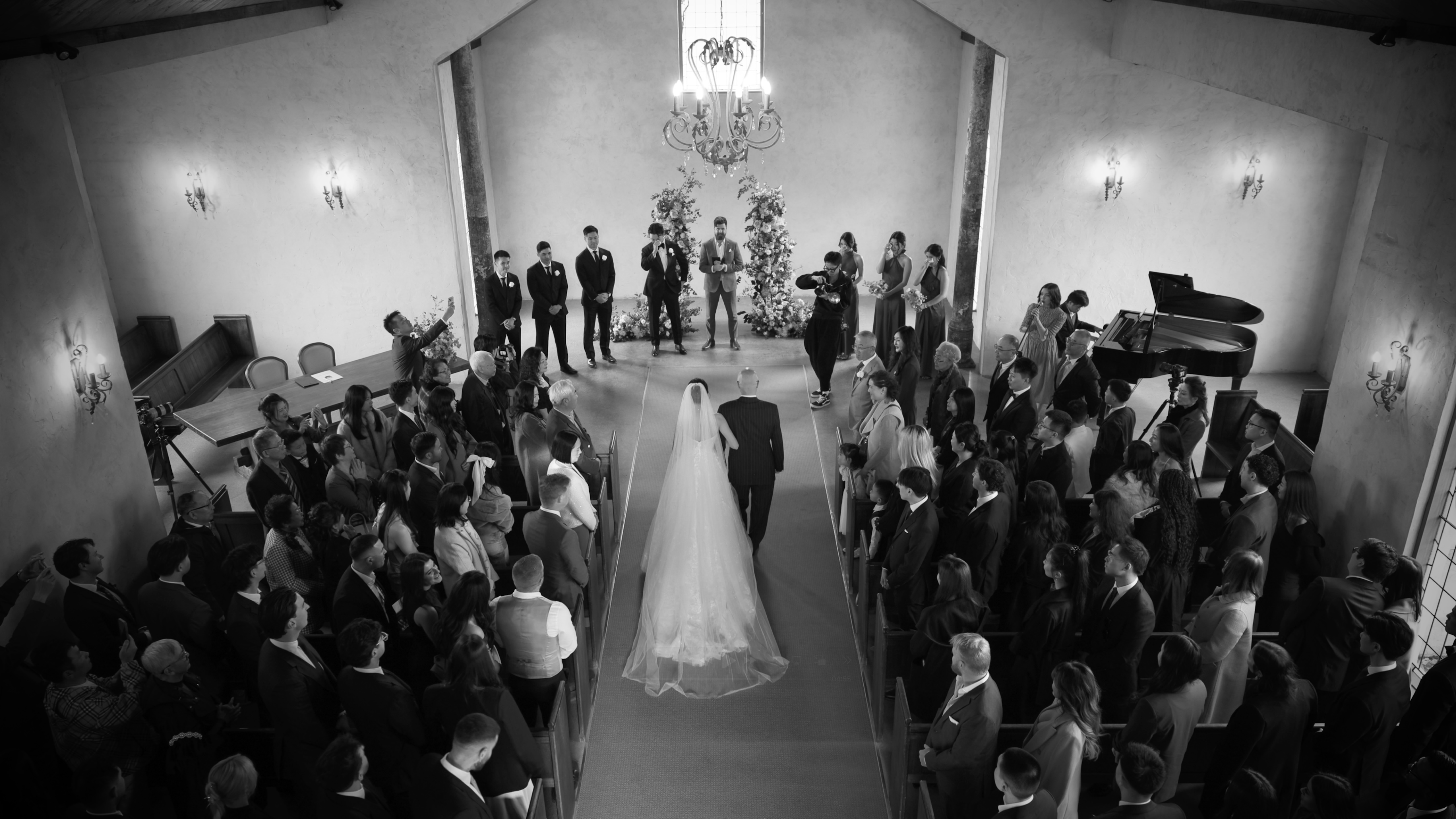Cinematic wedding film still from Stones of the Yarra Valley