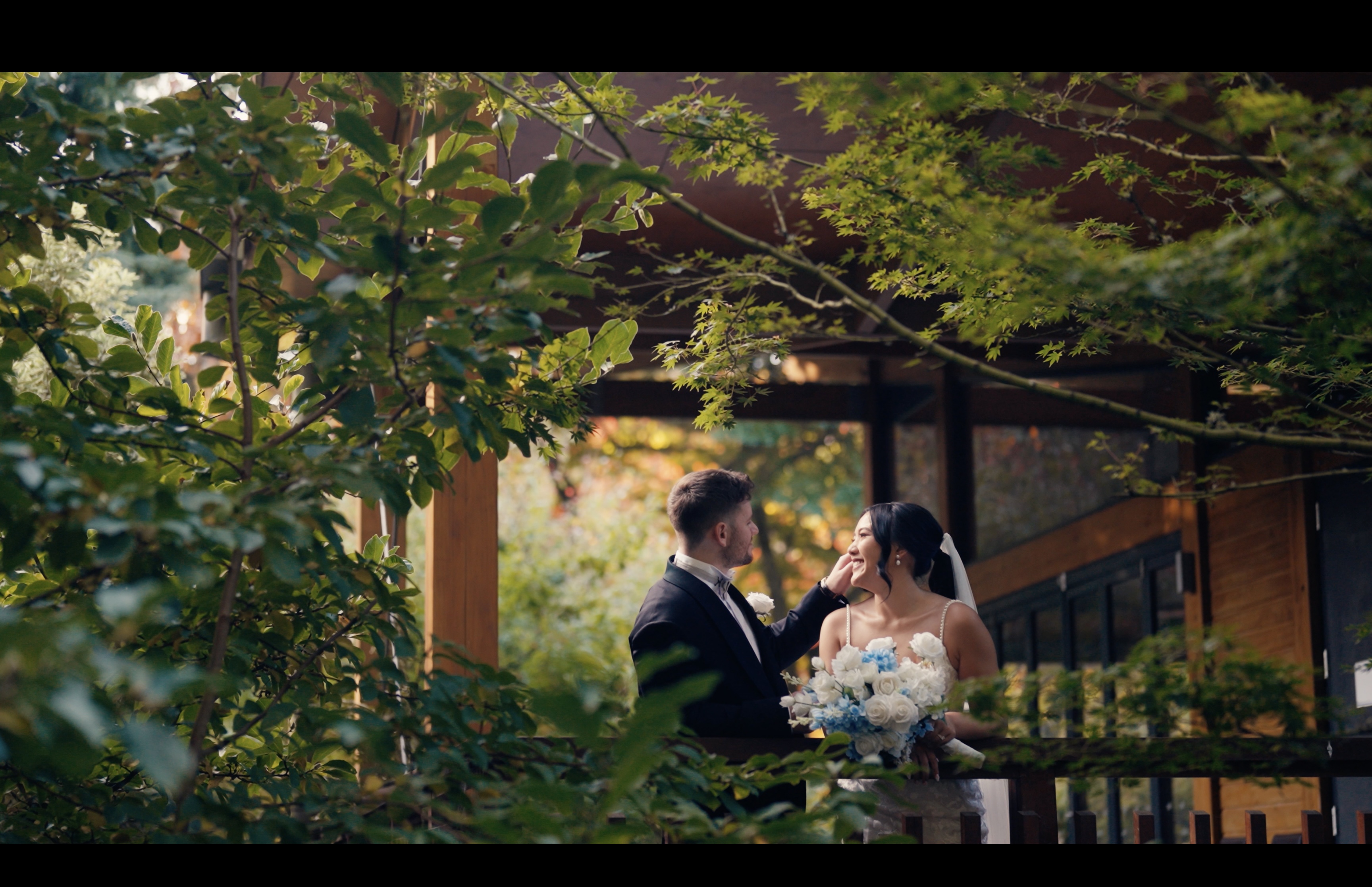 Storytelling wedding videography at Olinda Tea House