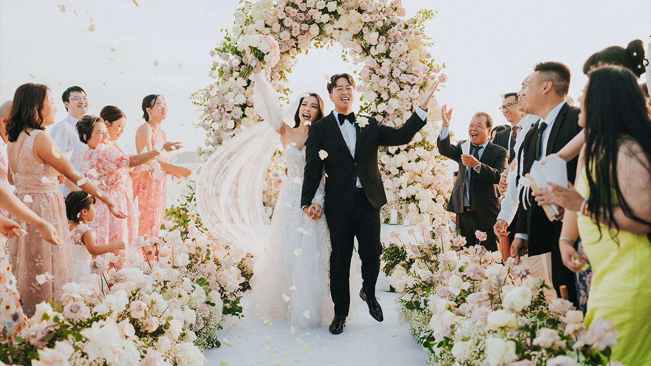 Sri Panwa, Phuket destination wedding film by Jiang Visuals