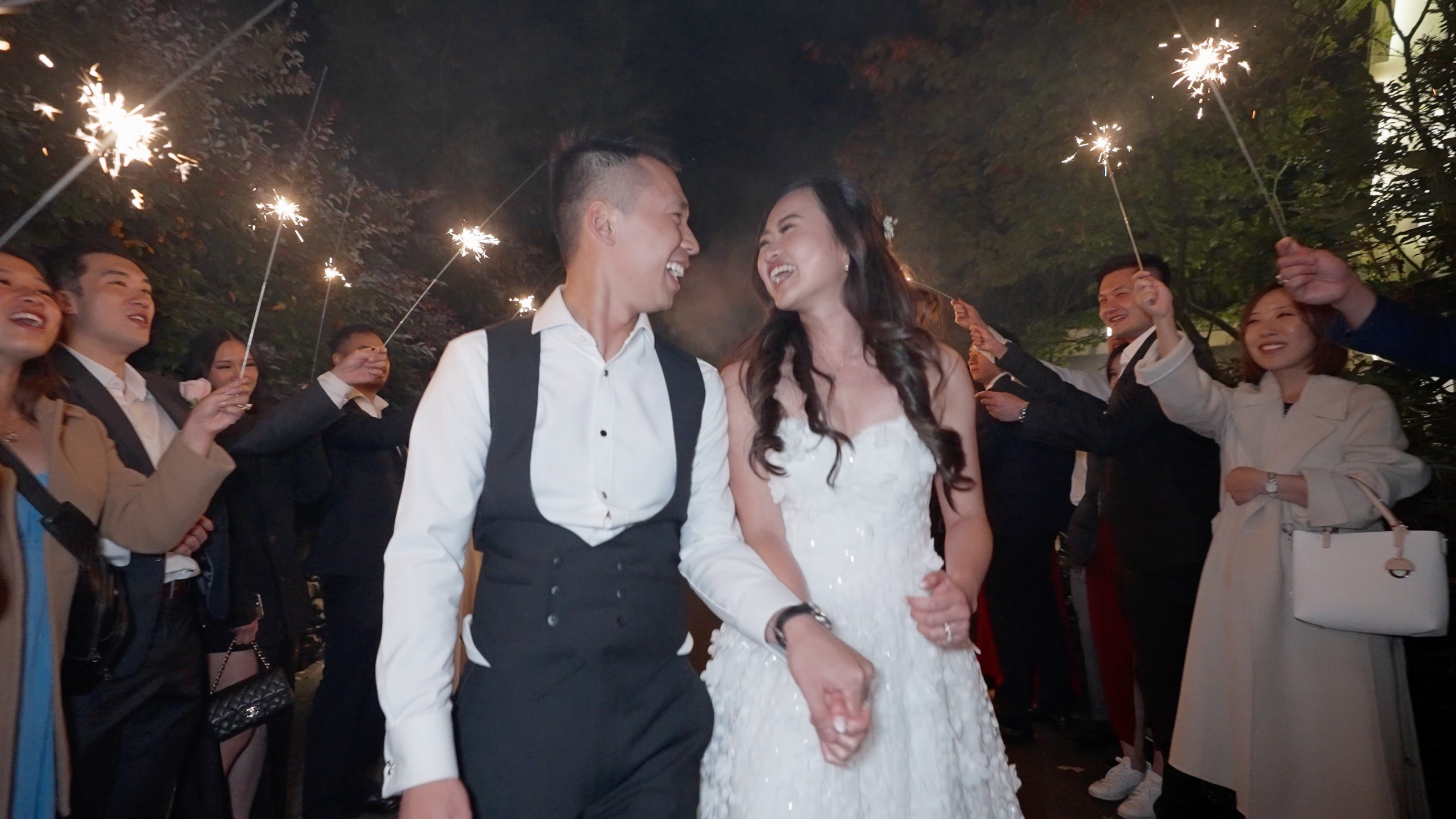 Honest wedding film moment captured at Tatra Receptions