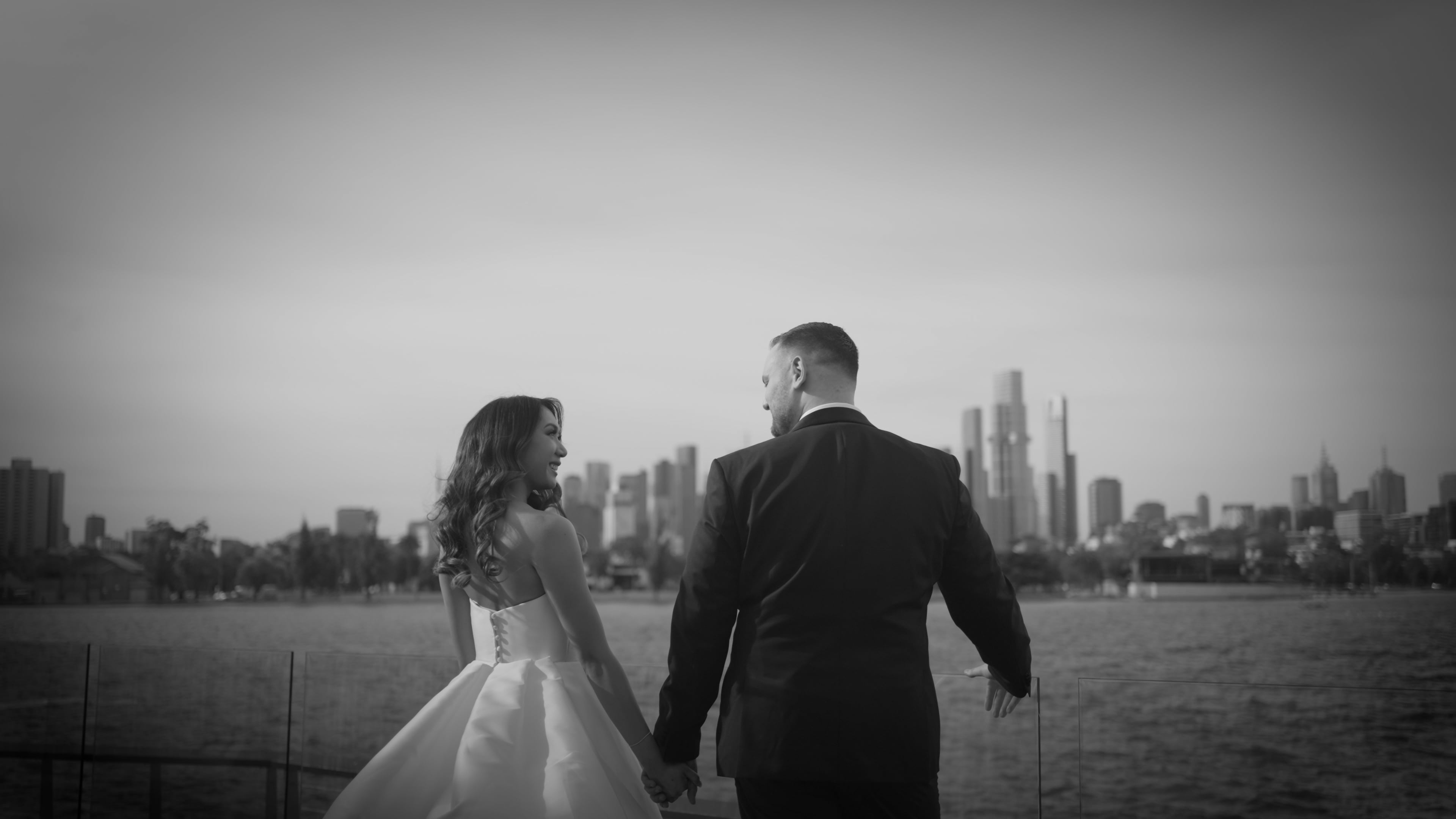Albert Park Carousel wedding film by Jiang Visuals, one of the best Melbourne wedding videographers