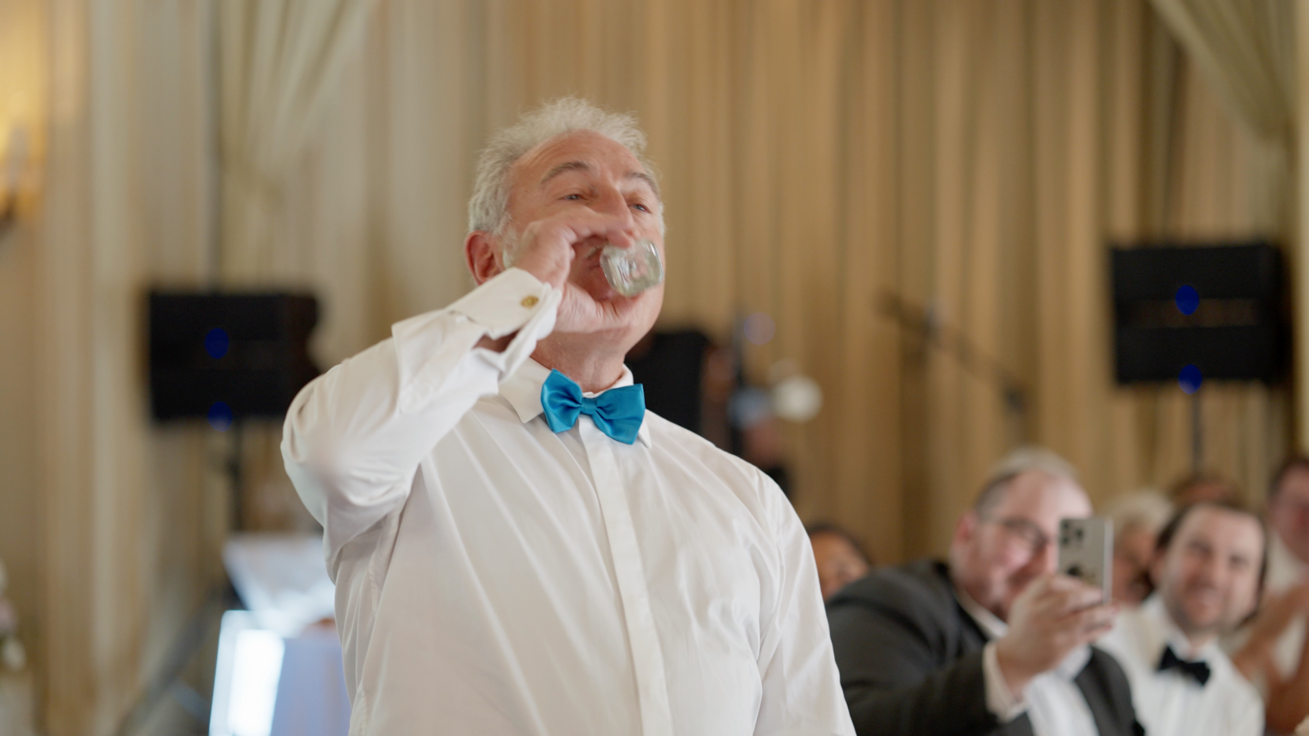Honest wedding film moment captured at Rippon Lea Estate