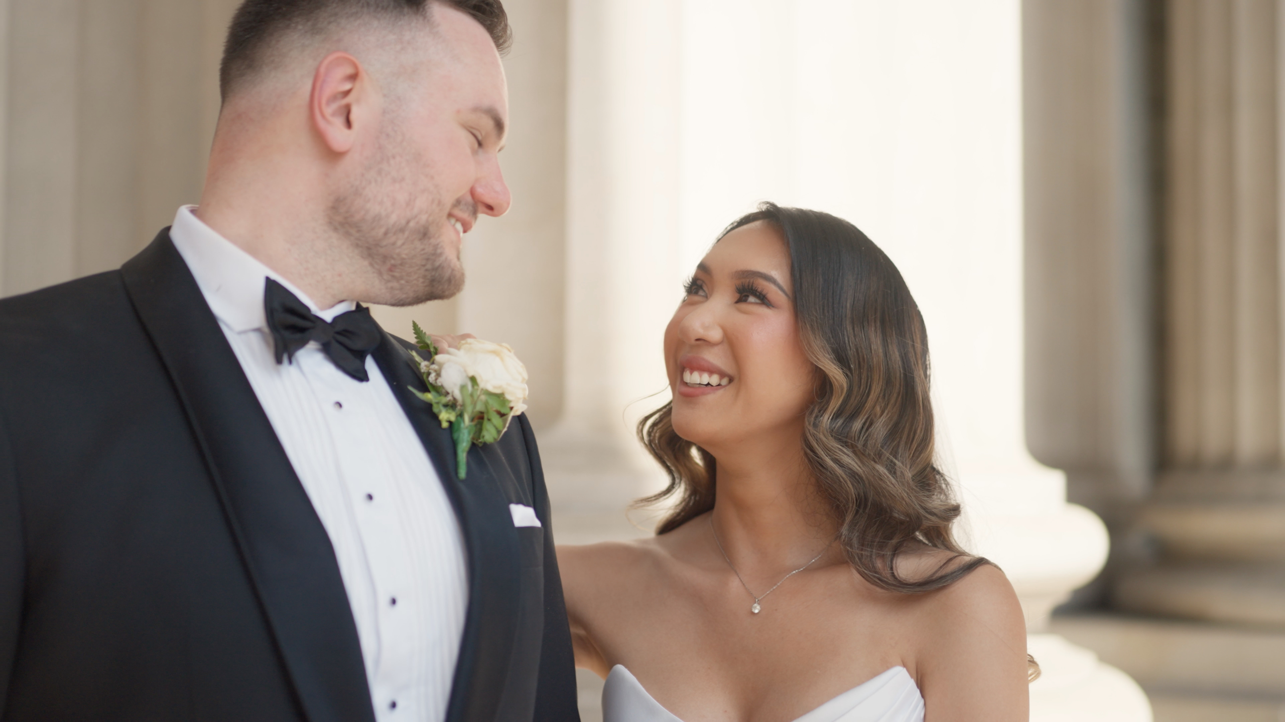Storytelling wedding videography at Albert Park Carousel