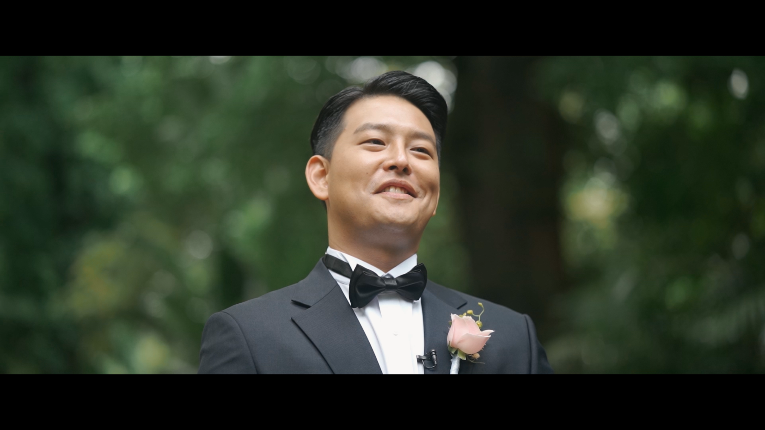 Cinematic wedding film still from Leonda By The Yarra