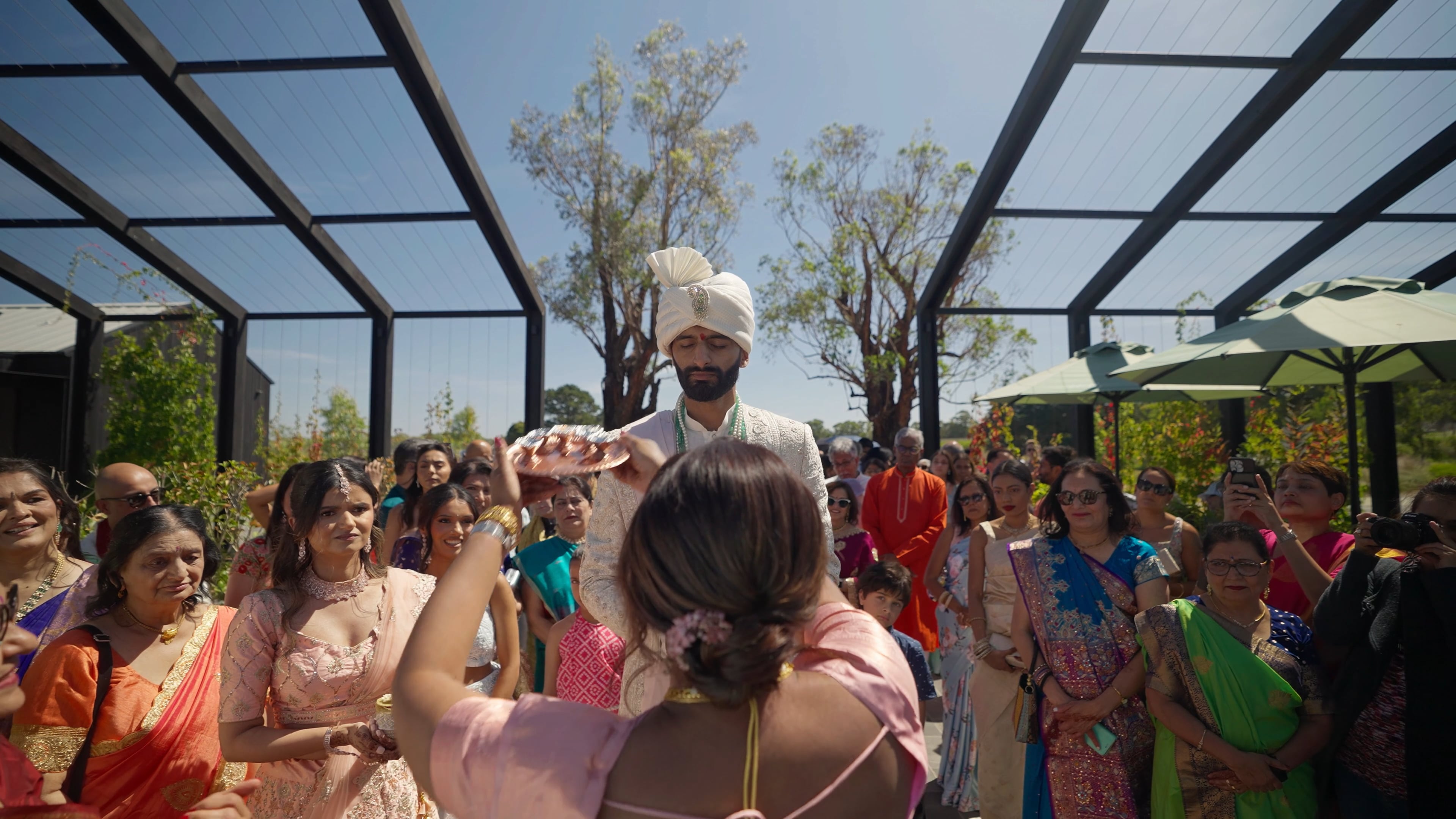Hubert Estate & Carousel Albert Park wedding film by Jiang Visuals, one of the best Melbourne wedding videographers