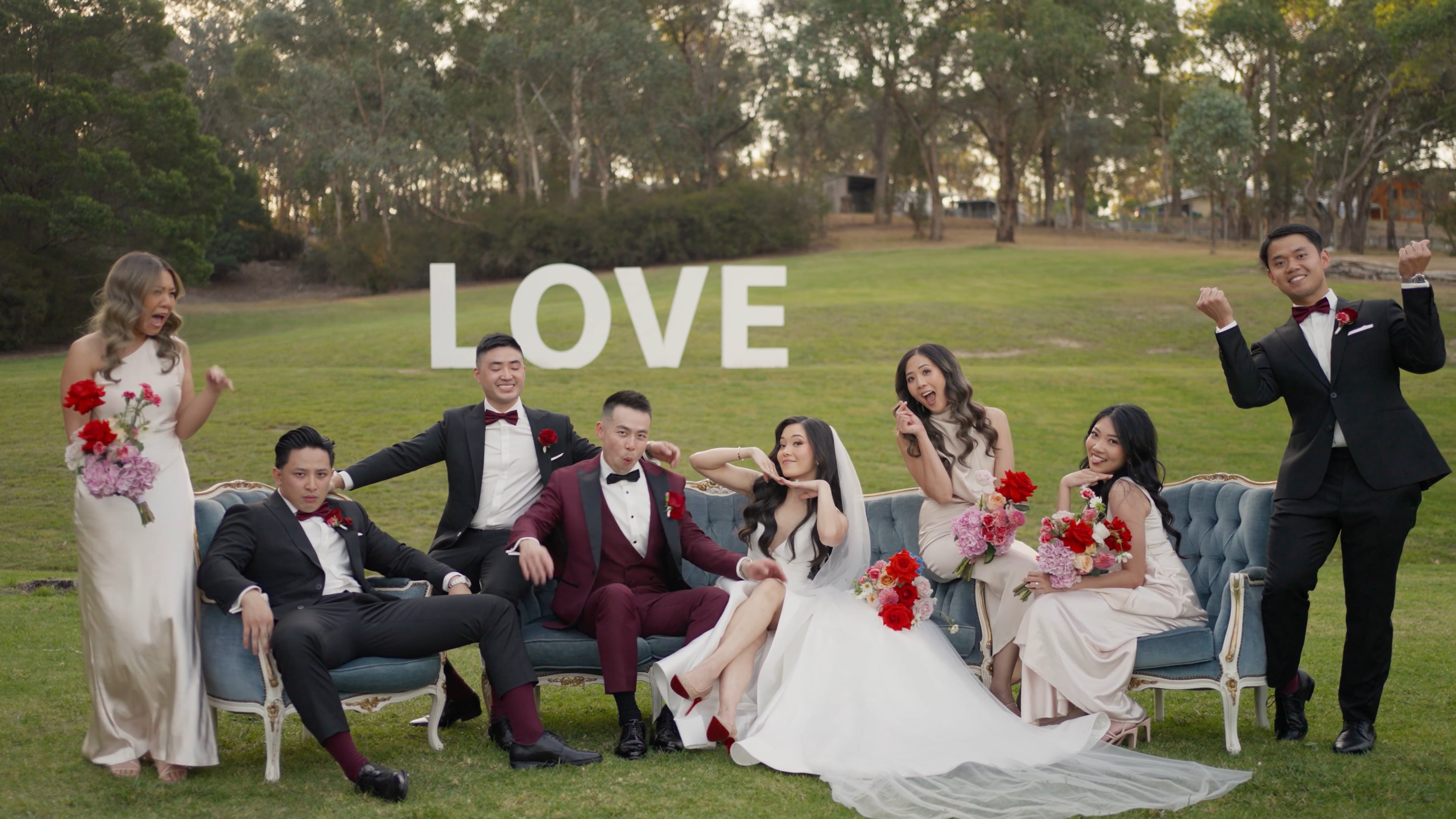 Bramleigh Estate wedding film by Jiang Visuals, one of the best Melbourne wedding videographers