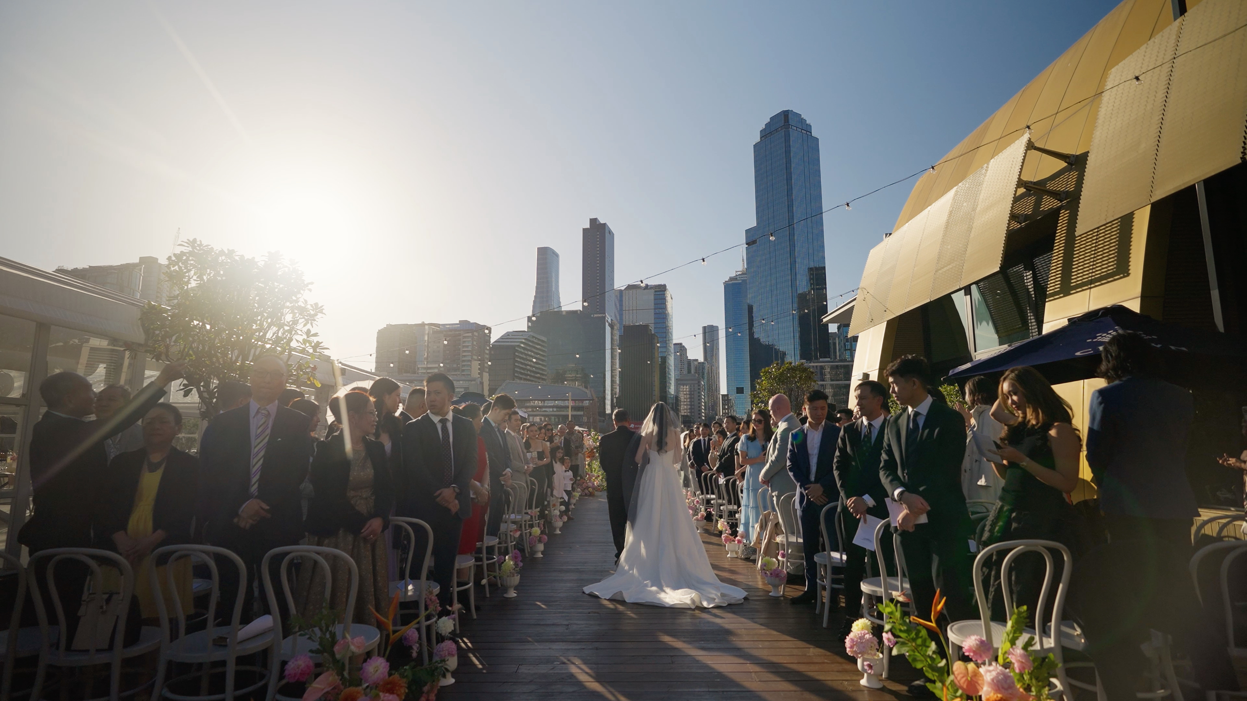 Melbourne wedding videography at Crown Aviary