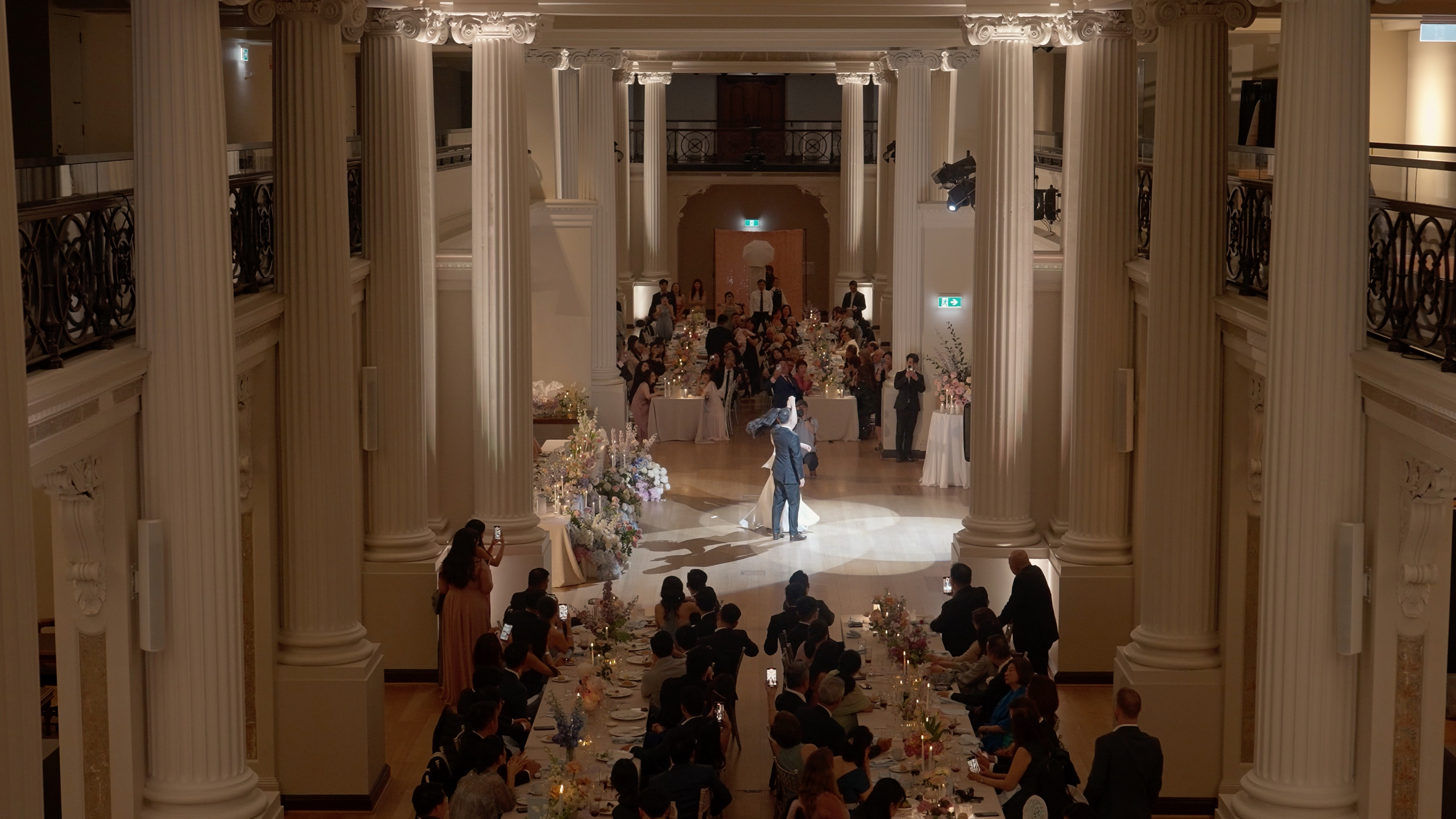 Melbourne wedding videography at St Patrick's Cathedral & State Library