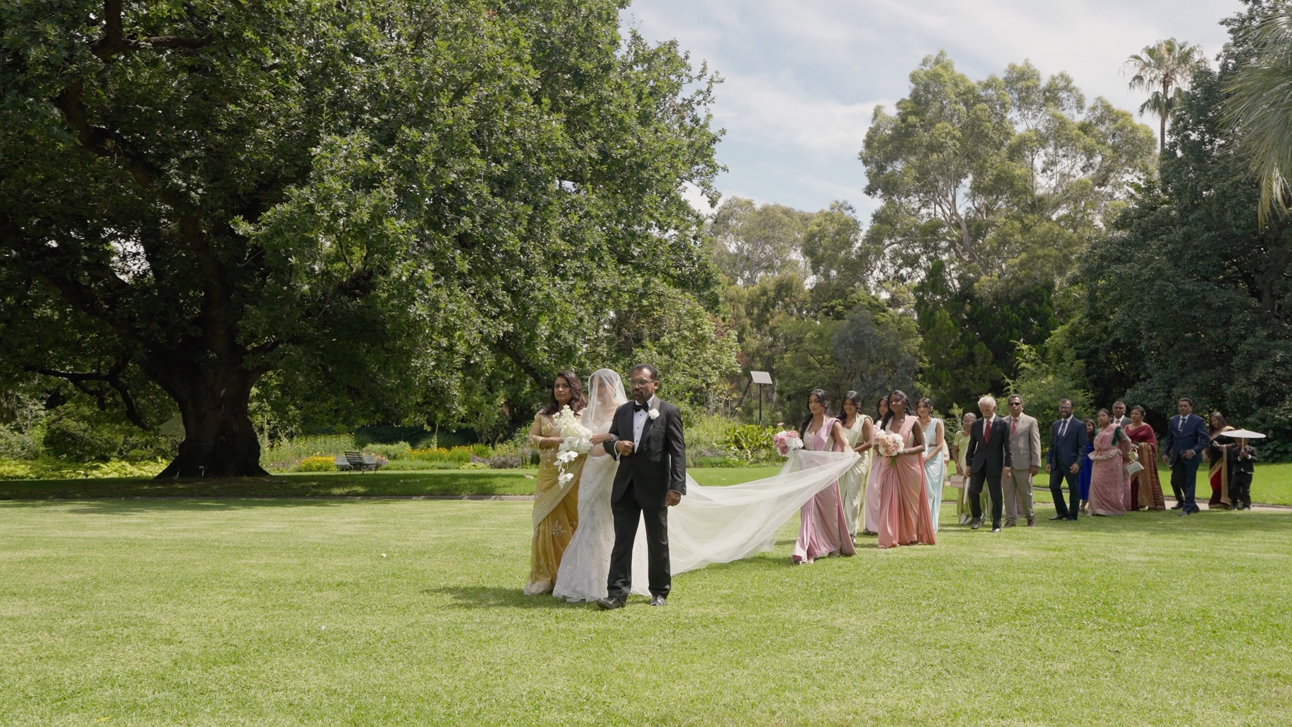 Candid, emotional wedding moment filmed at Leonda By The Yarra