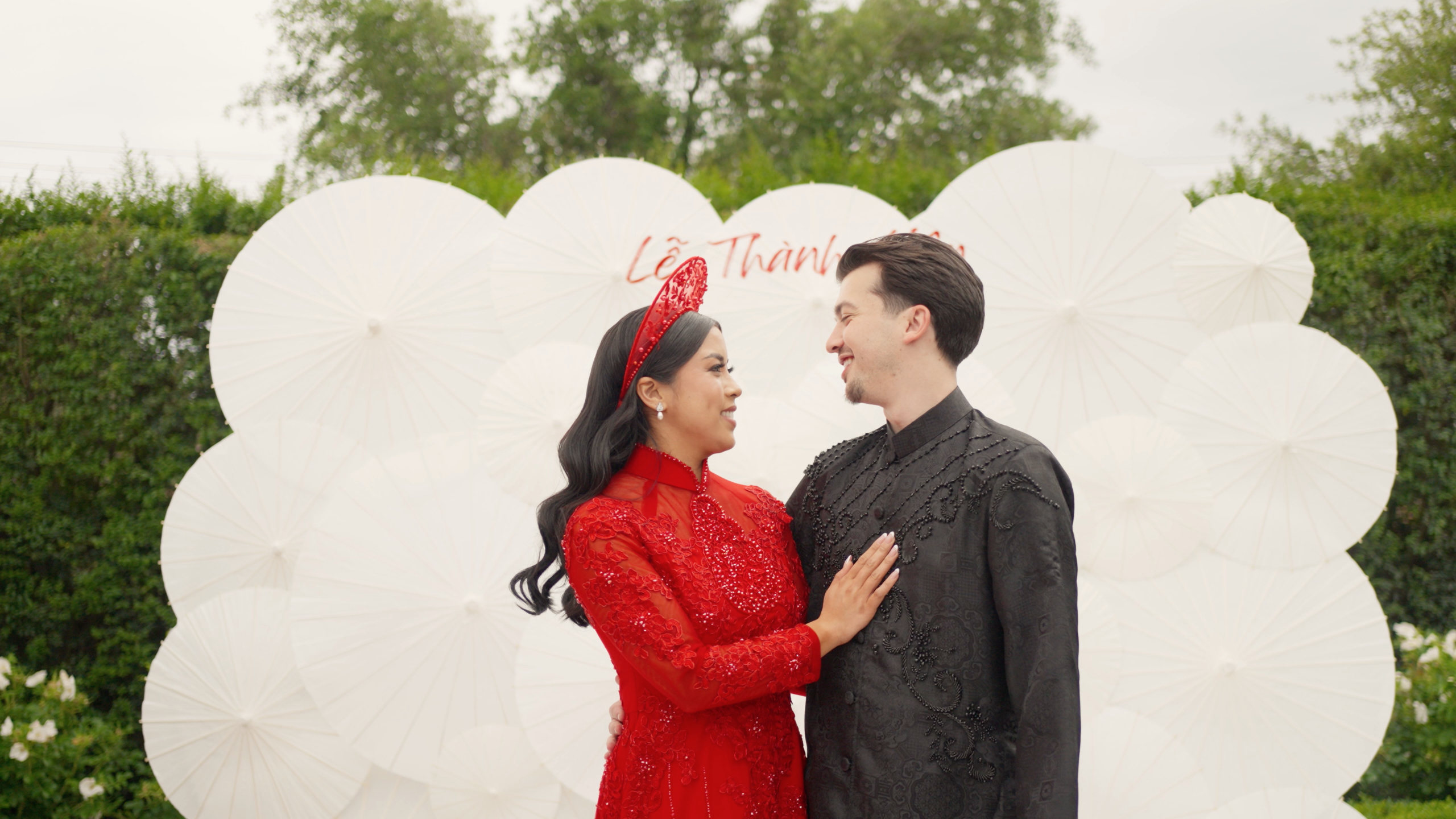 Honest wedding film moment captured at Meadowbank Estate