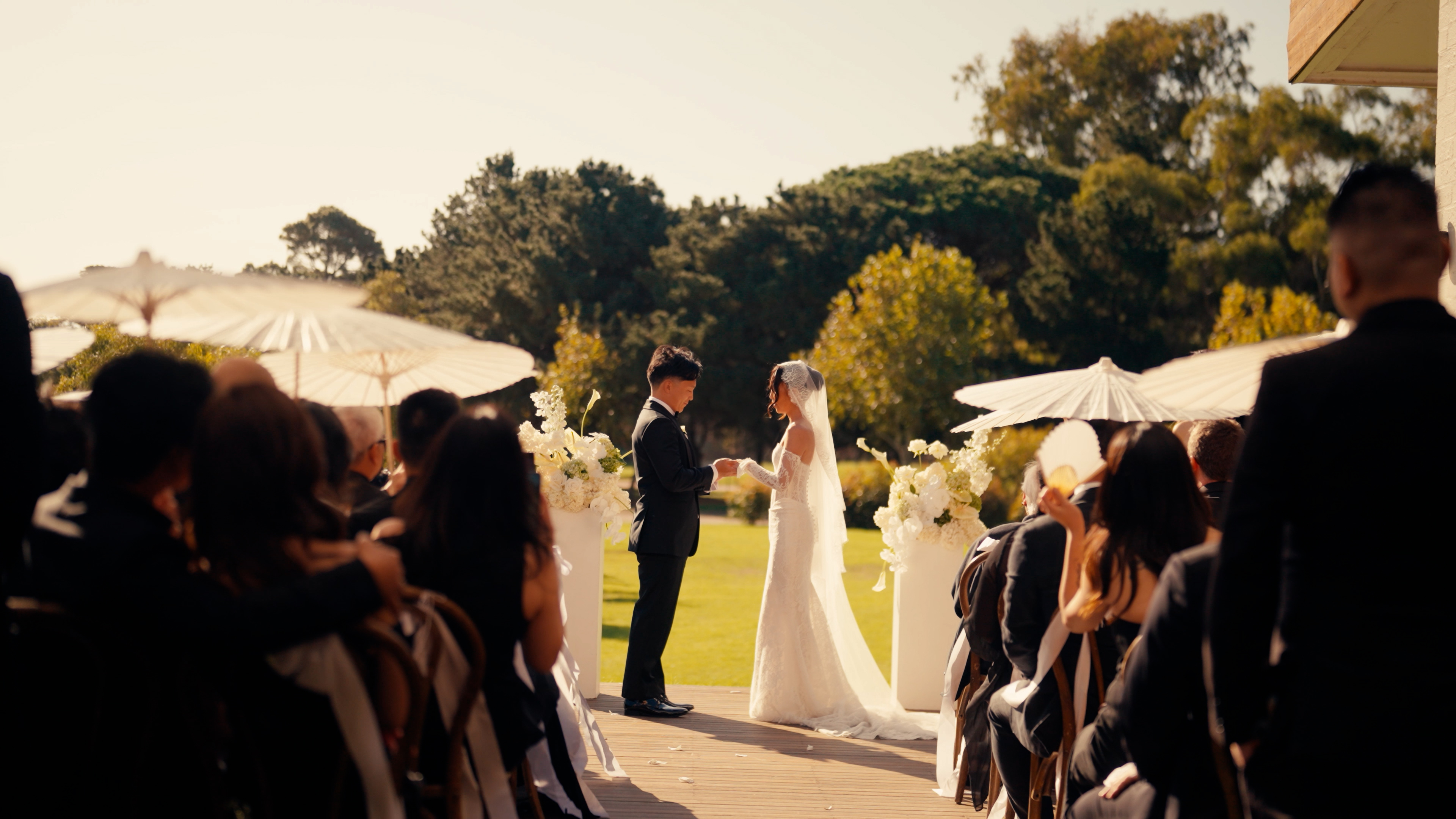 Documentary-style wedding storytelling at Greenfields, Albert Park