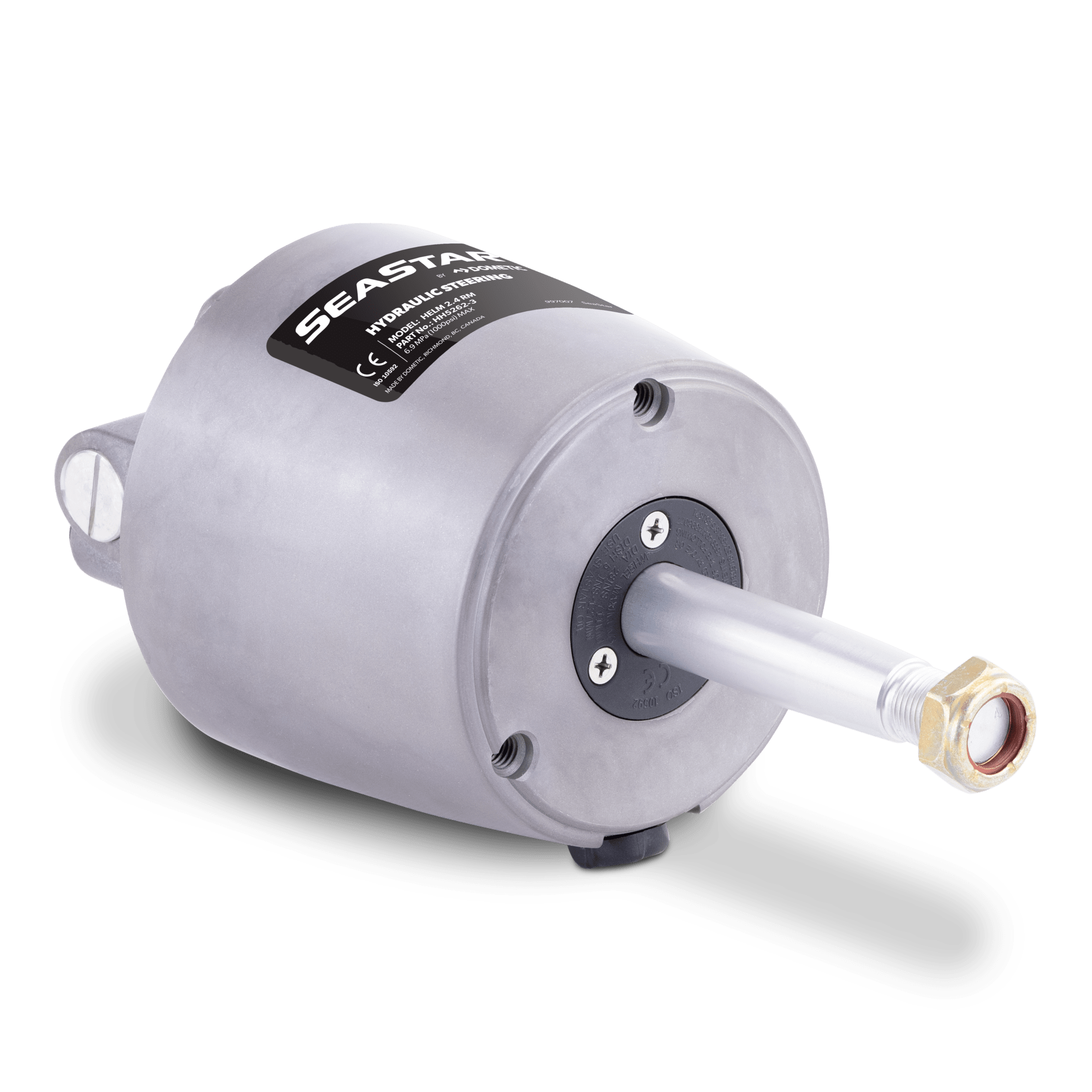 Hydraulic Helm Pump, Rear Mount, 2.4 in3