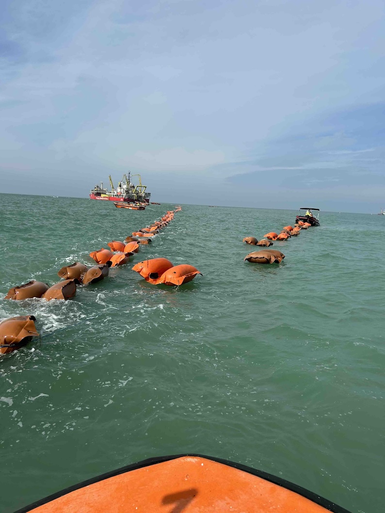 Keeping the Cable-Laying Operation Moving