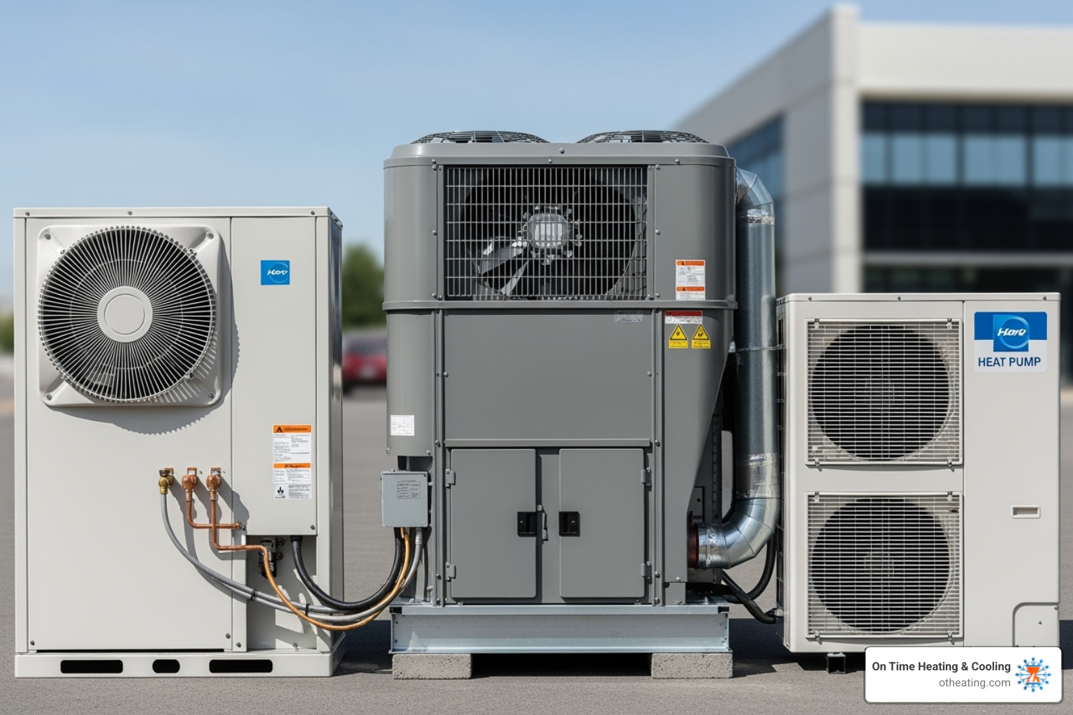 Different types of HVAC units (split system, packaged unit, heat pump) - HVAC unit install