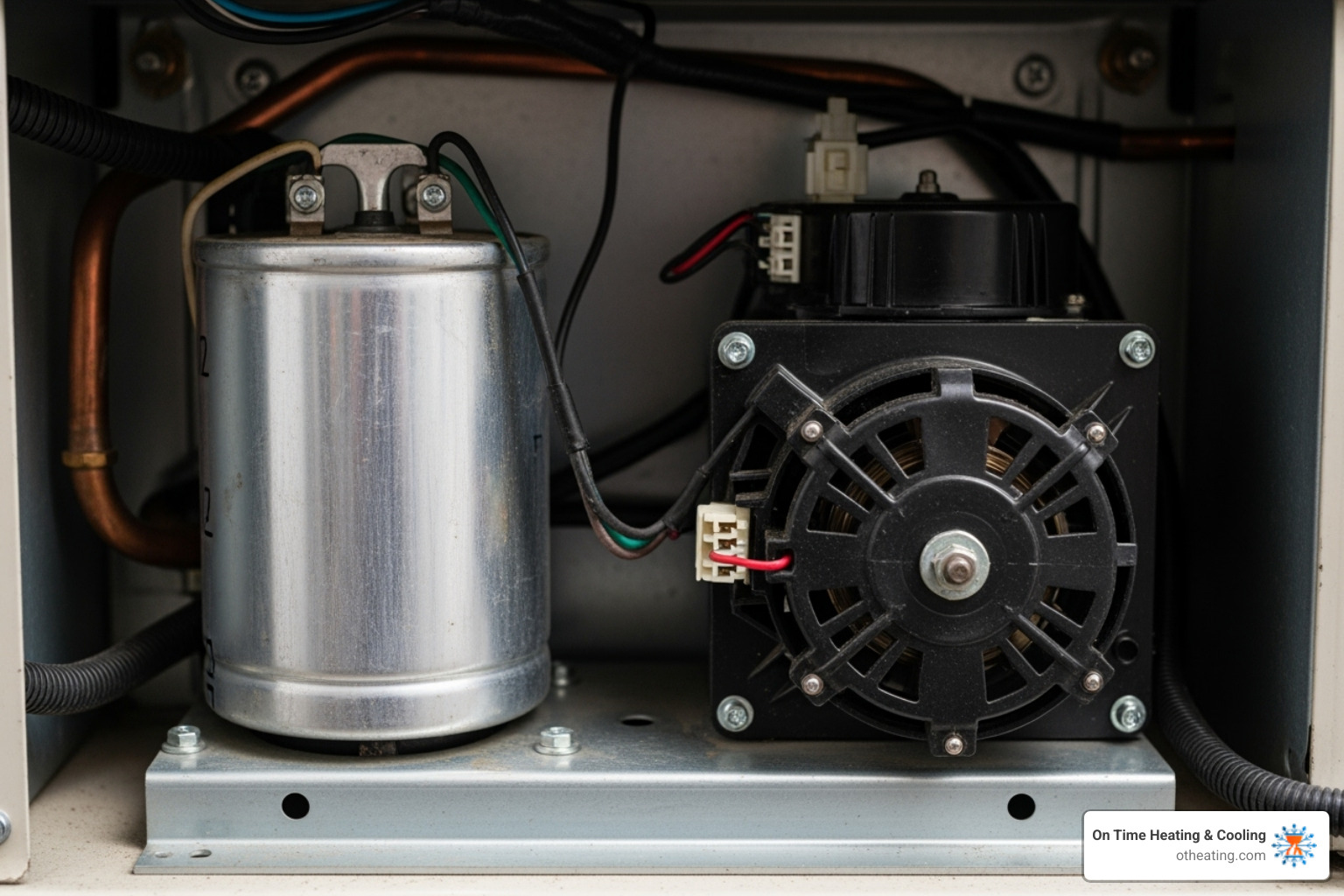 AC capacitor and fan motor - AC not turning on