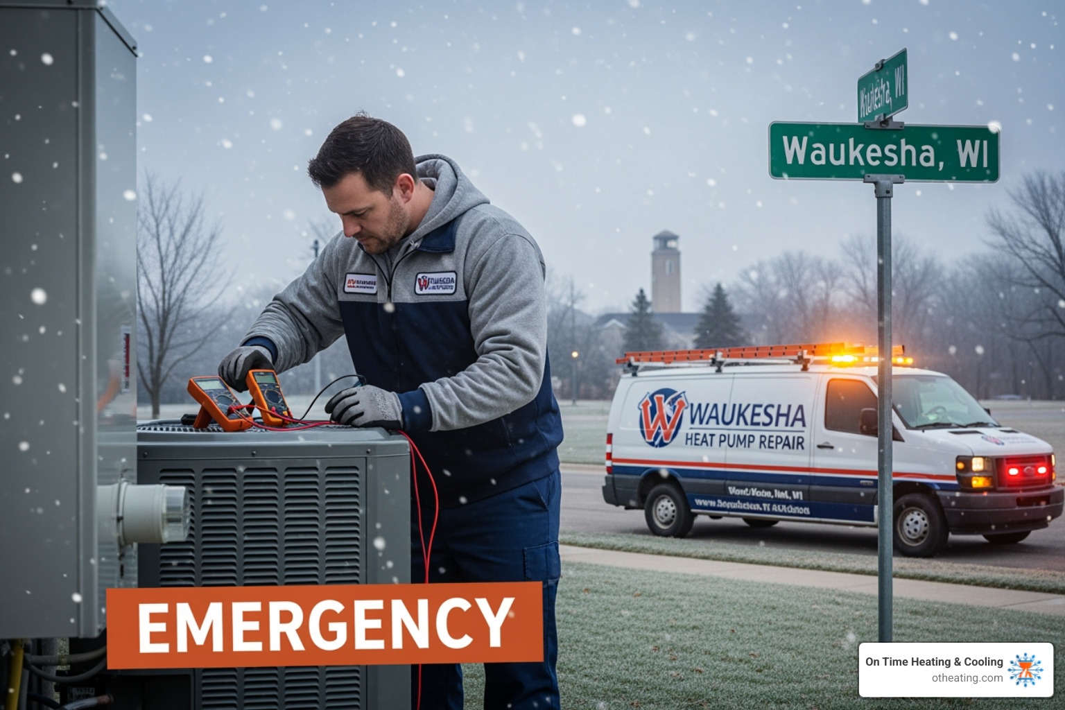 Emergency Heat Pump Repair in Waukesha, WI: Same-Day 2026