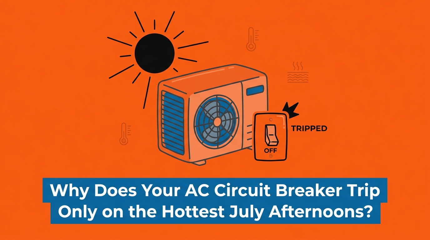 Why Your AC Circuit Breaker Trips On Hot July Afternoons