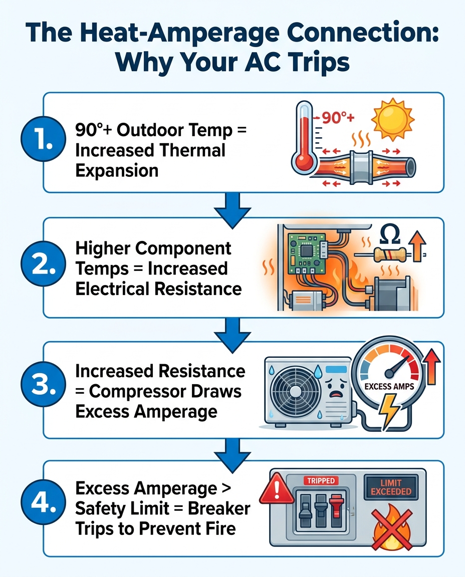 The Heat-Amperage Connection: Why Your AC Trips