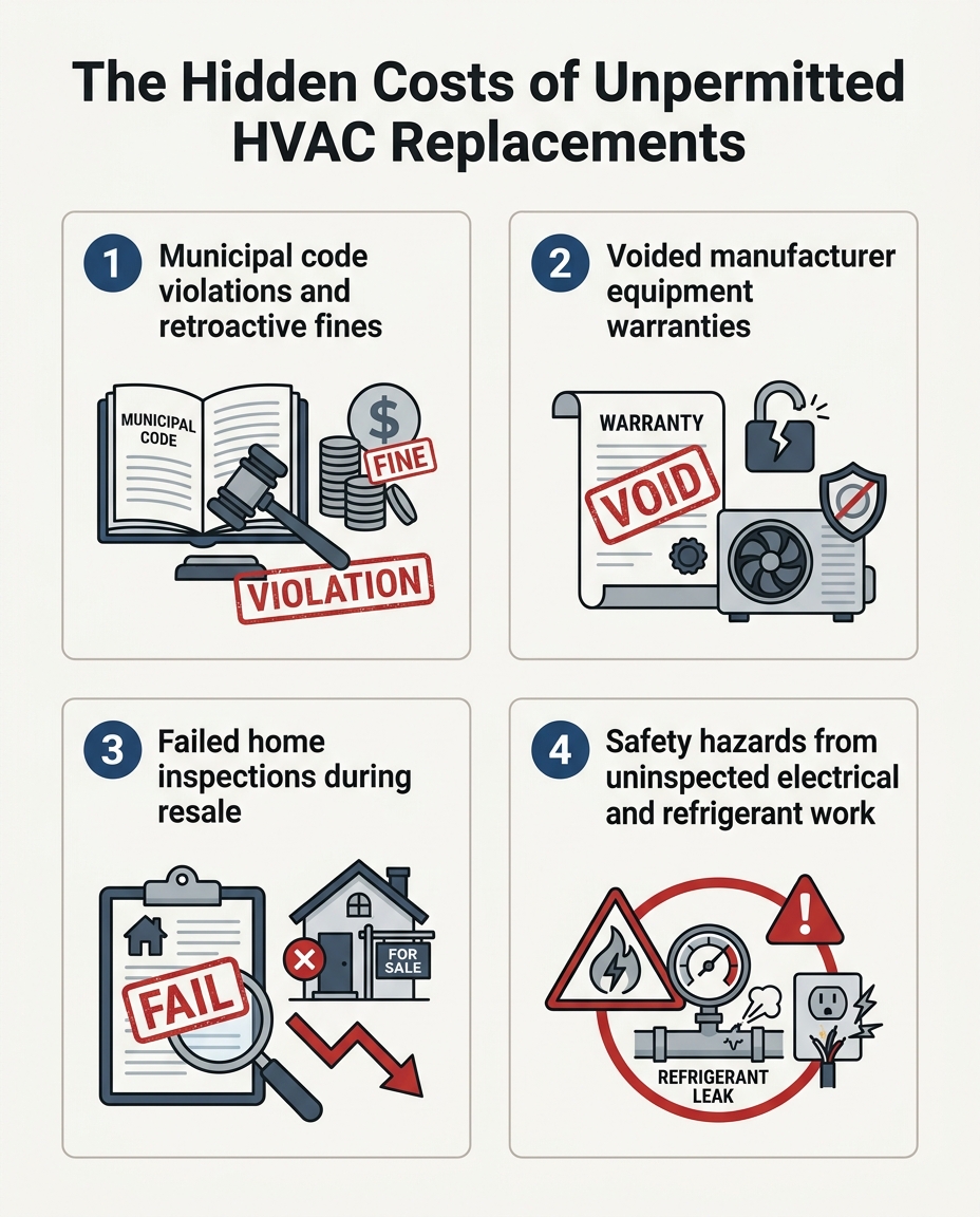 The Hidden Costs of Unpermitted HVAC Replacements