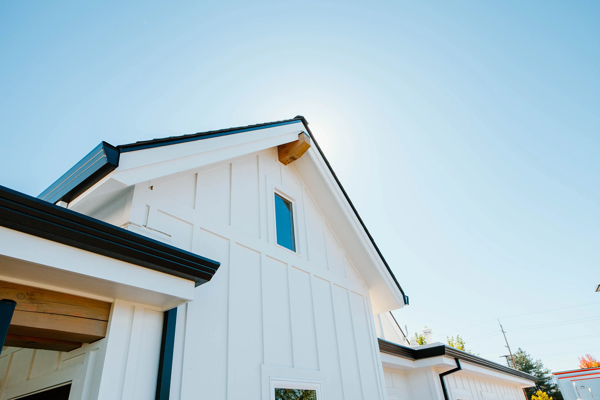 Closeup of the rear exterior of the general store and office at Mr. Bigfoot RV Park 