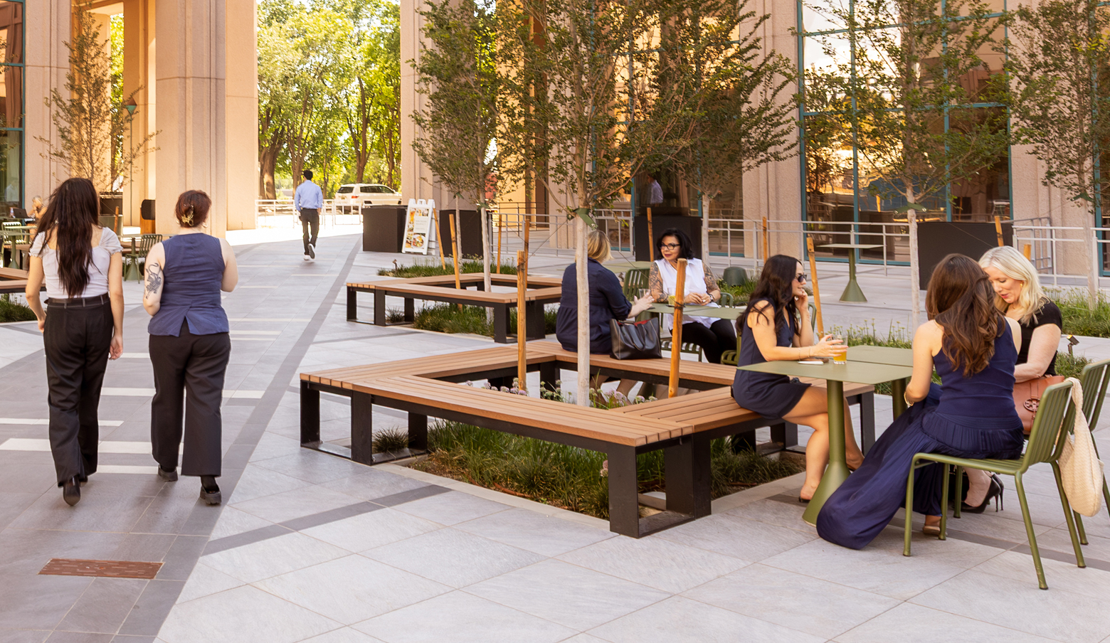 Exterior of Park Square Market