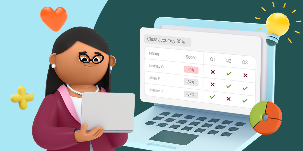 Teacher using Prodigy reports to plan tier 2 and tier 3 math intervention groups