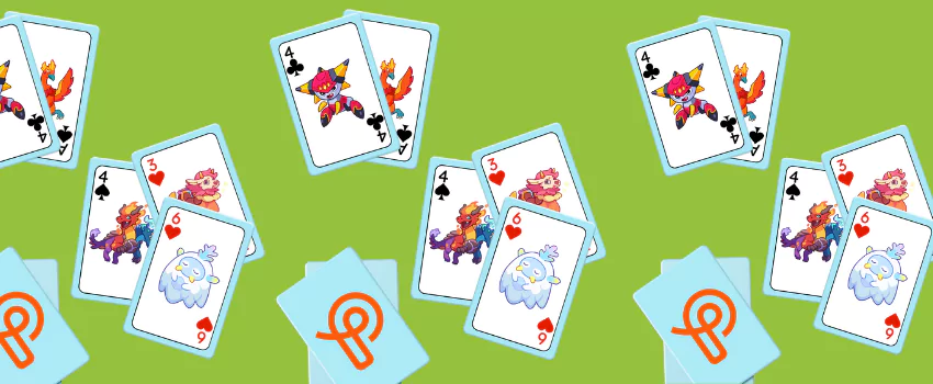 Child playing a game