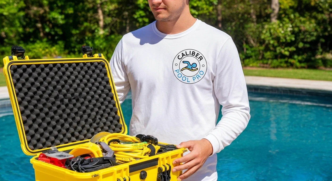 A friendly Caliber Pool Pro technician in new jersey